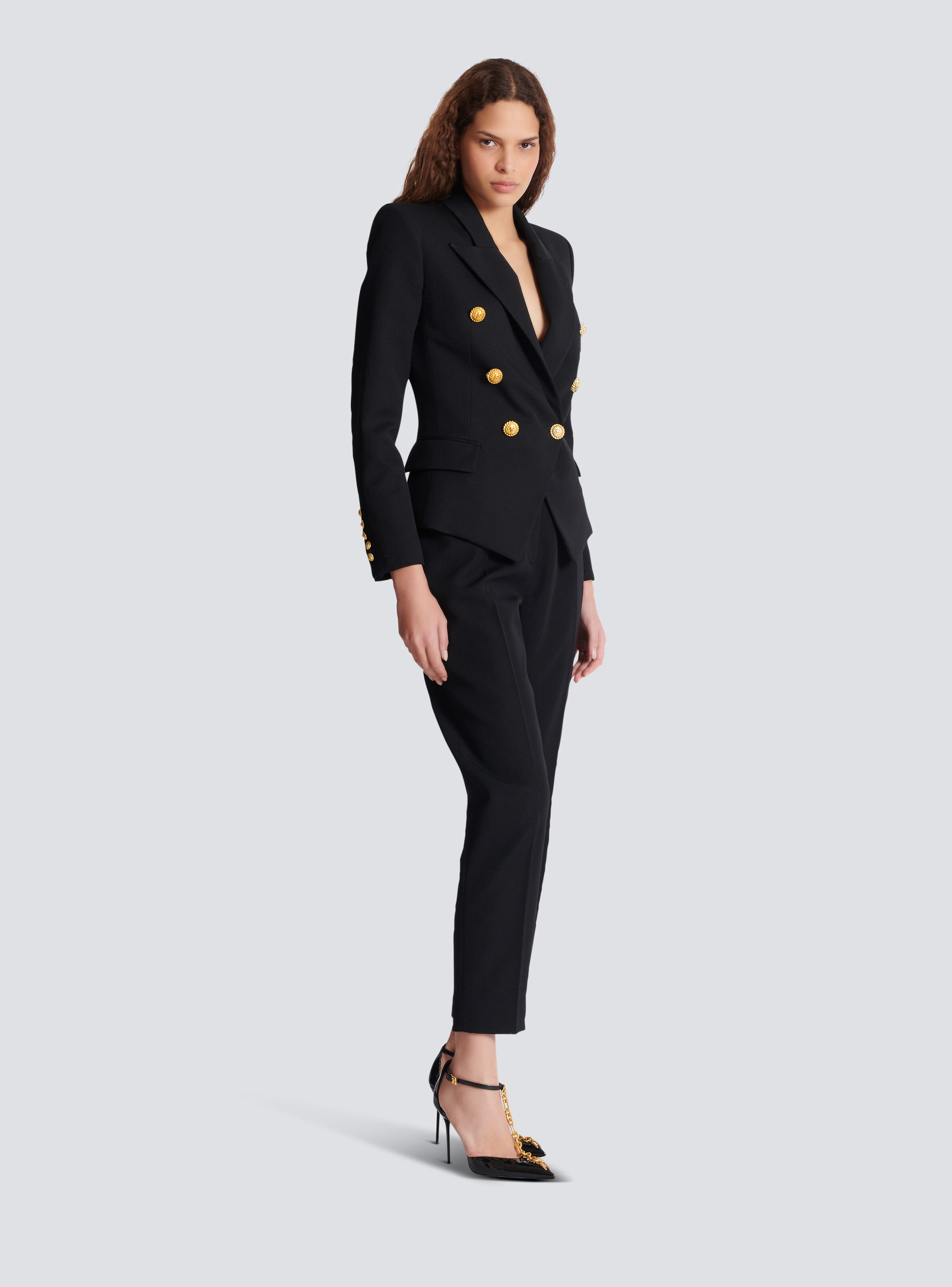 Grain de poudre 6-button fitted jacket - 3