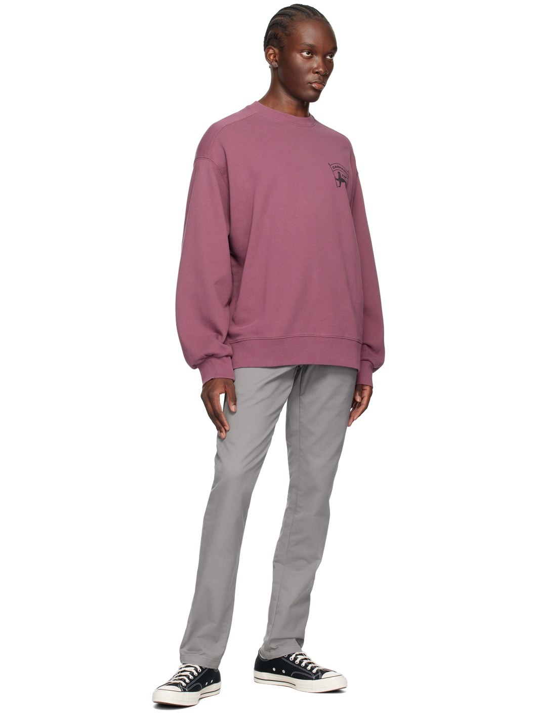 Pink Stamp Sweatshirt - 4