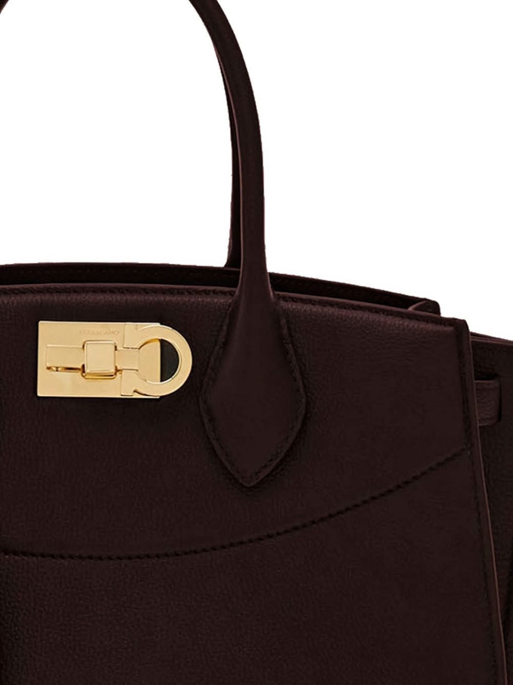 Gancini-buckle tote bag - 5