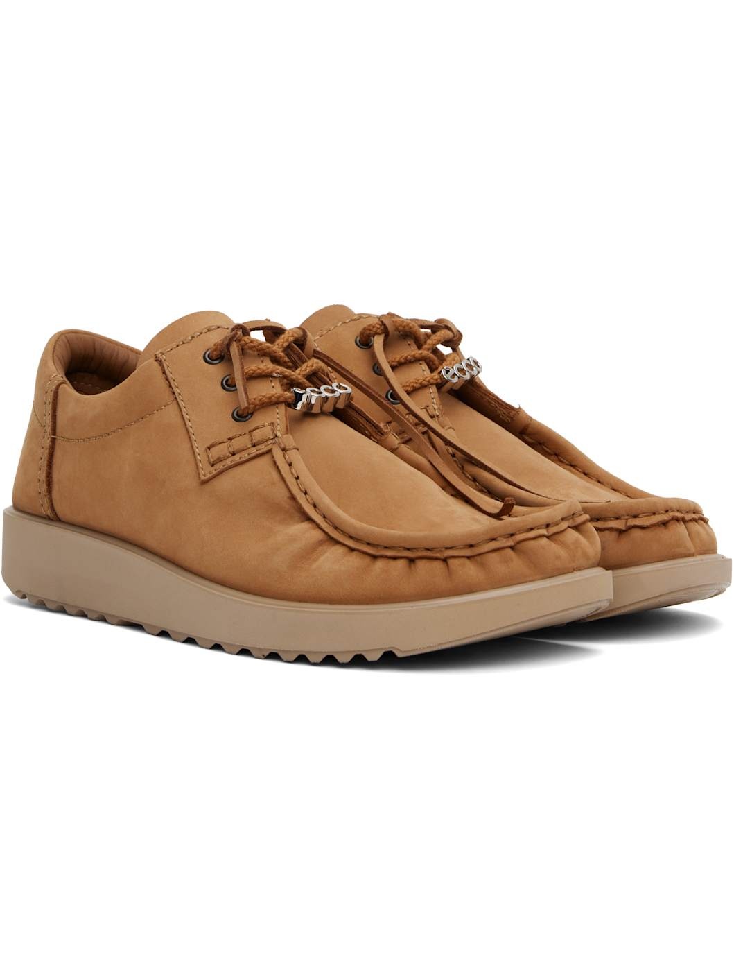 Tan ECCO.kollektiv Edition Joke Lace Sneakers - 4