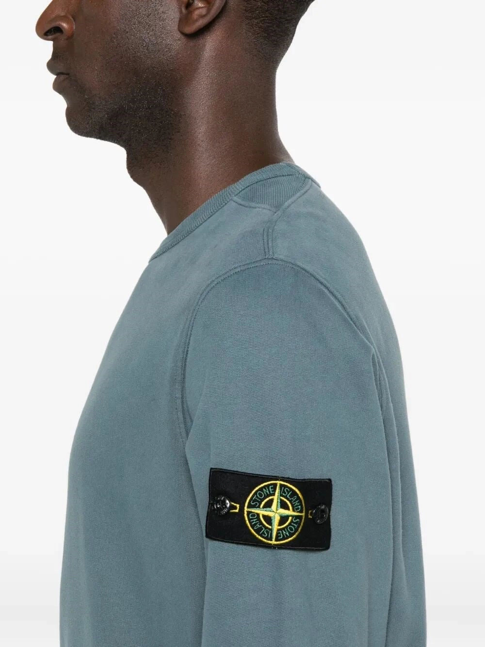 Stone Island Men `Brushed Organic Cotton` Sweatshirt - 3