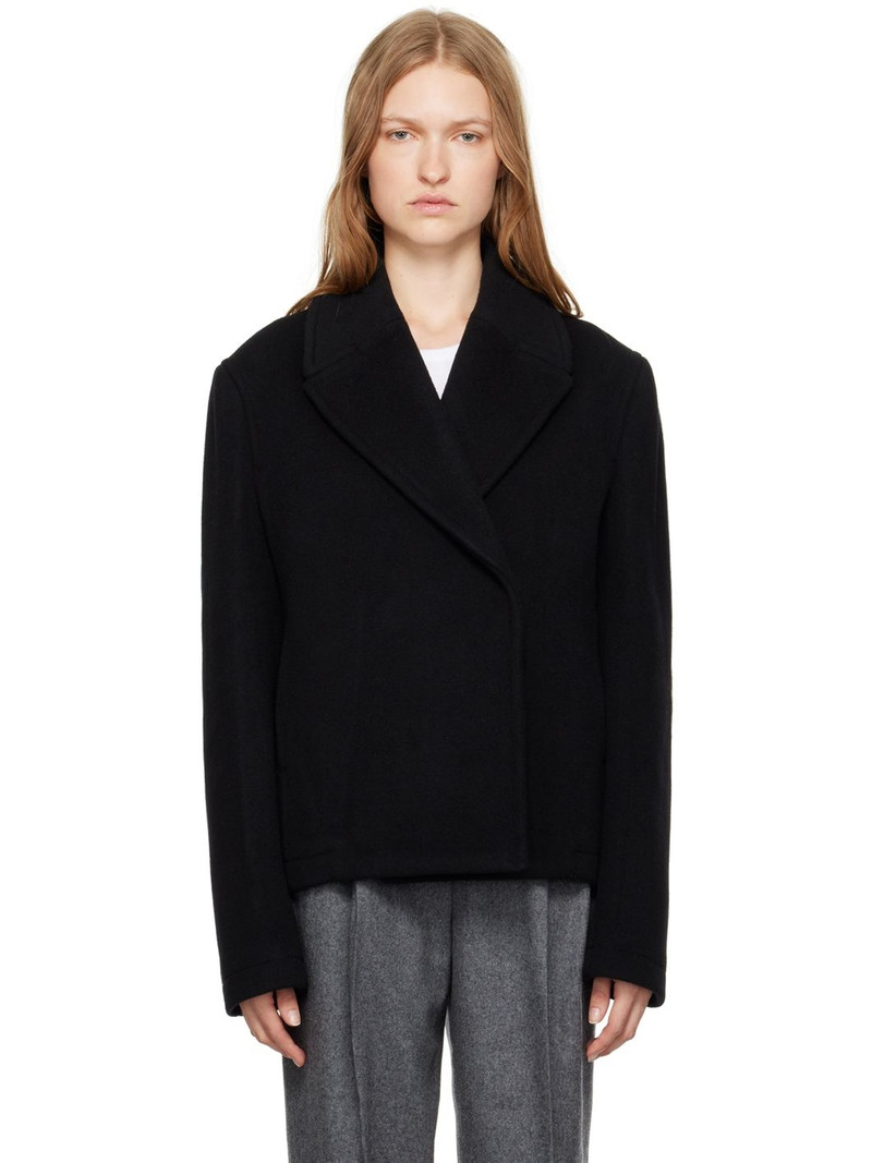 Black Cropped Jacket 1