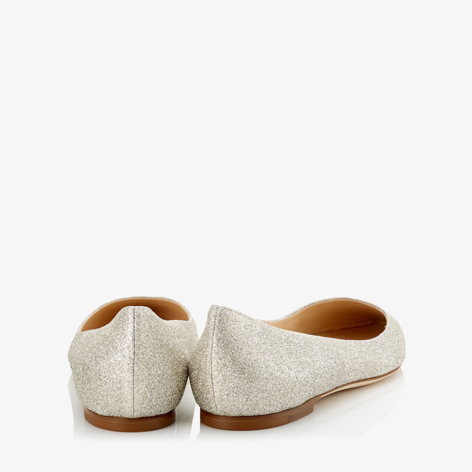 Romy Flat
Platinum Ice Dusty Glitter Pointy Toe Flats - 5