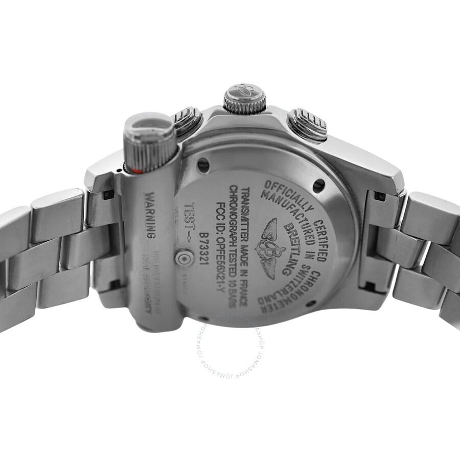 Pre-owned Breitling Emergency B73321 Chronograph Quartz Chronometer Black Dial Men's Watch B73321 - 7