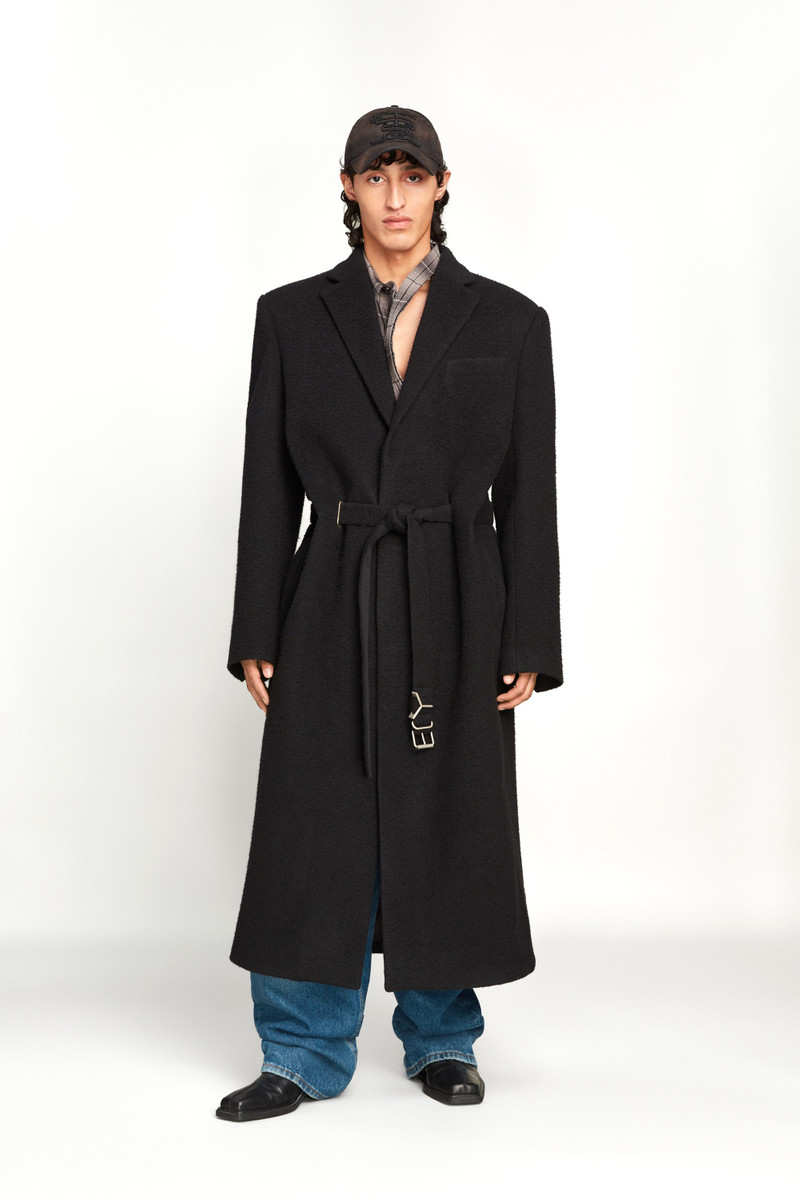 Y/Project Y Belt Brushed Wool Coat outlook