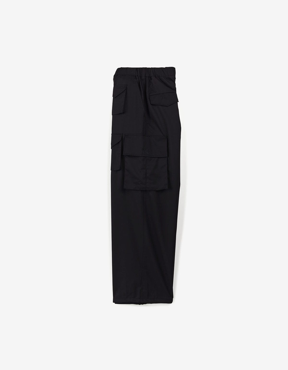 Y-3 Black Refined Wool Cargo Pants - 6