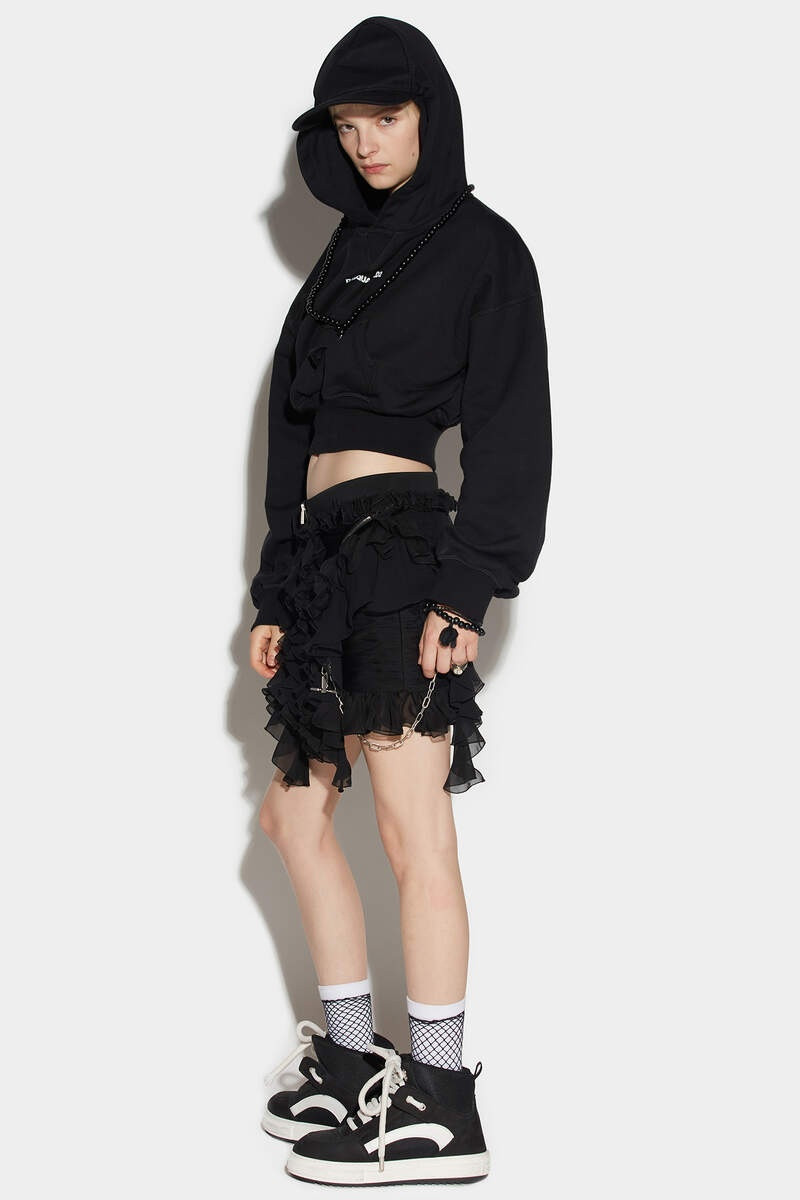 DSQUARED2 ZIPPED MINI SKIRT outlook
