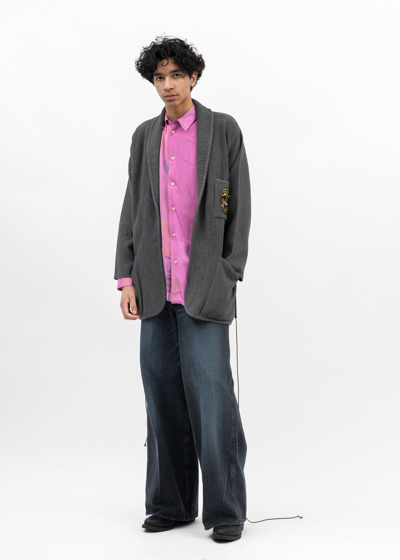 Pink Surplus Silk Shirt - 6
