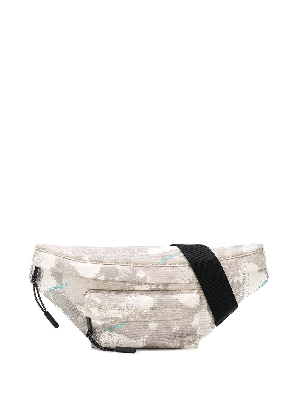 camouflage-pattern belt bag - 1