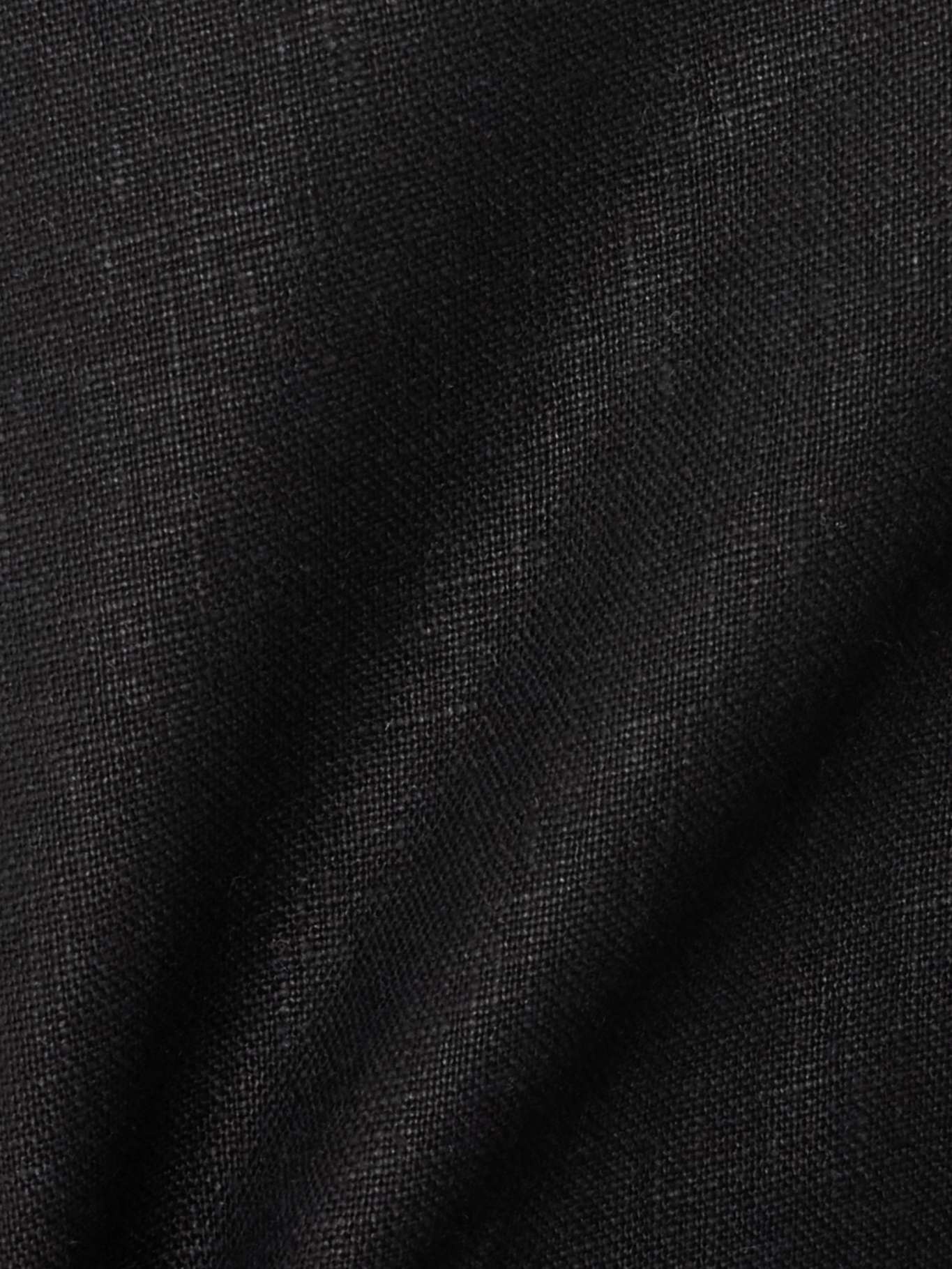 Lya linen wide-leg pants Black - 5