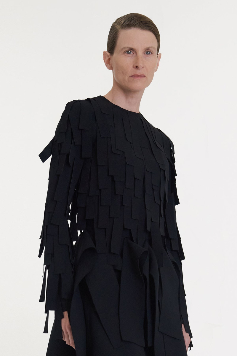 MULTI RECTANGLE LONGSLEEVE TOP BLACK 6