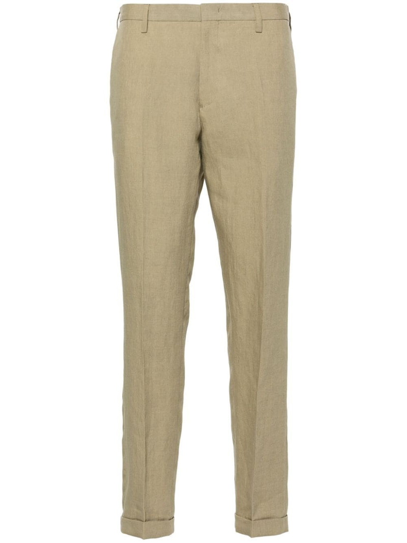 linen tapered trousers 1