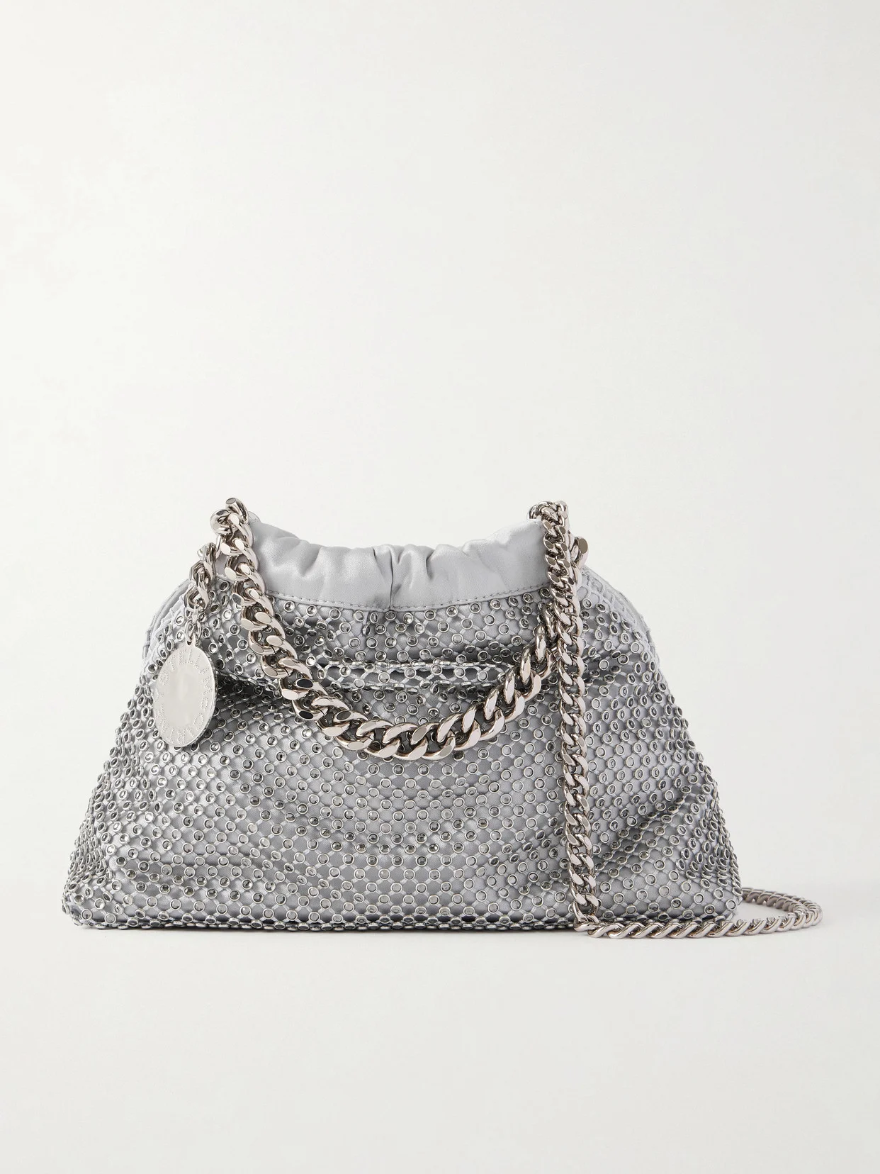 Falabella Mini Crystal And Mesh Drawstring Bag - 1