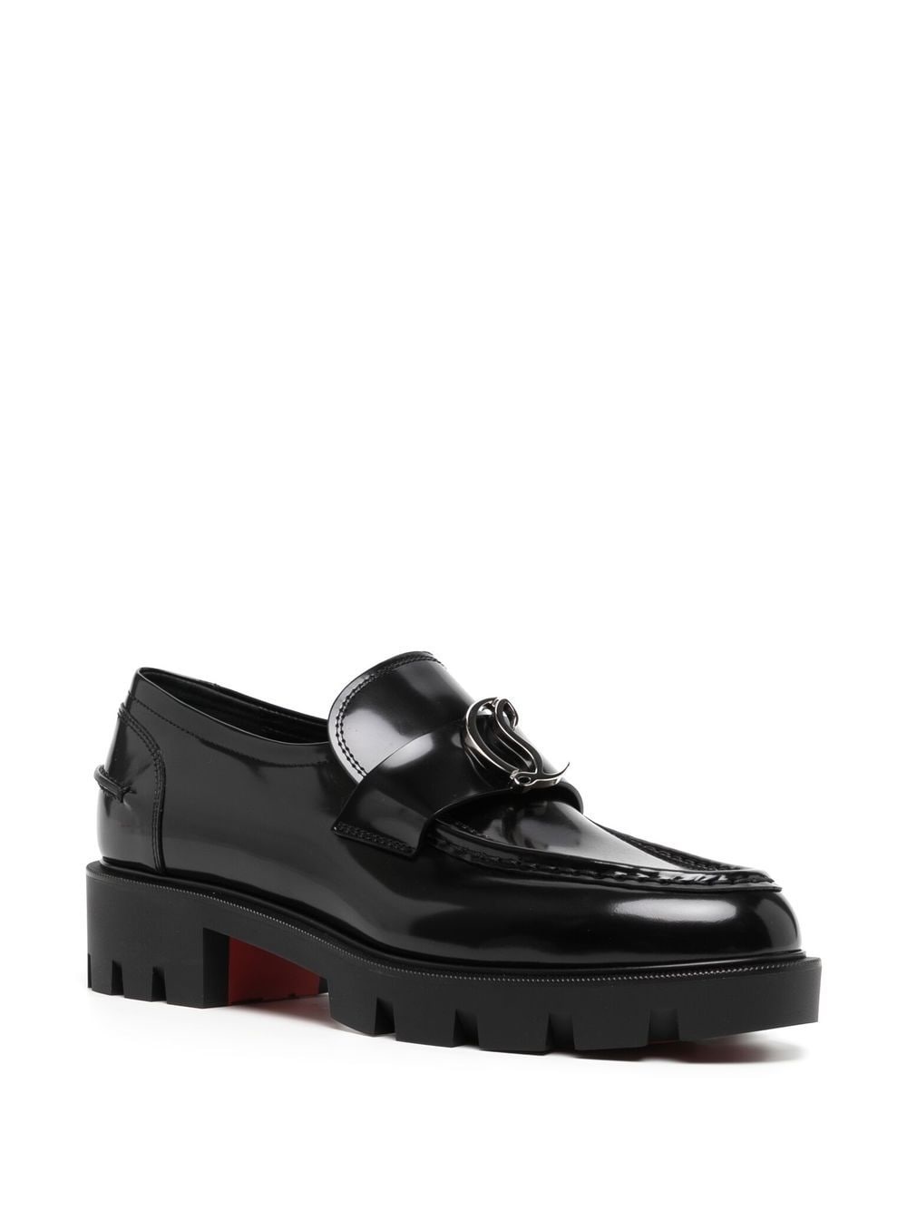 Moc chunky-soled leather loafers - 2