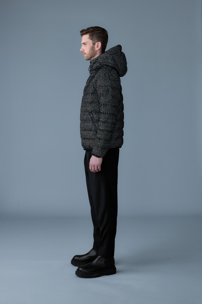 JACK-FLP Flocked light down jacket with hood 3