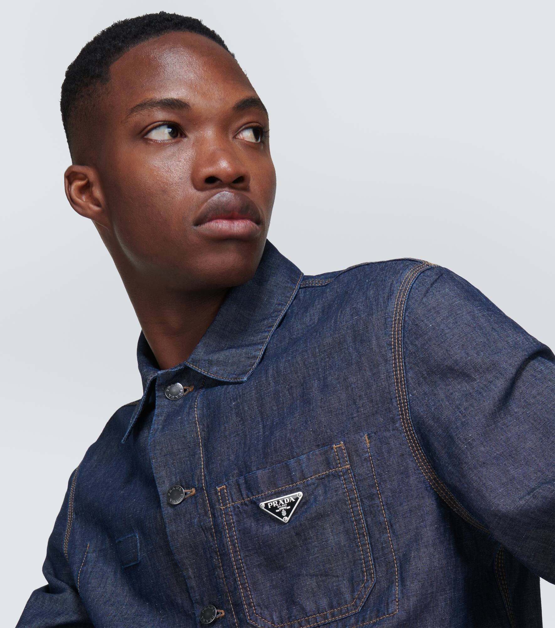 Cotton and linen overshirt - 5