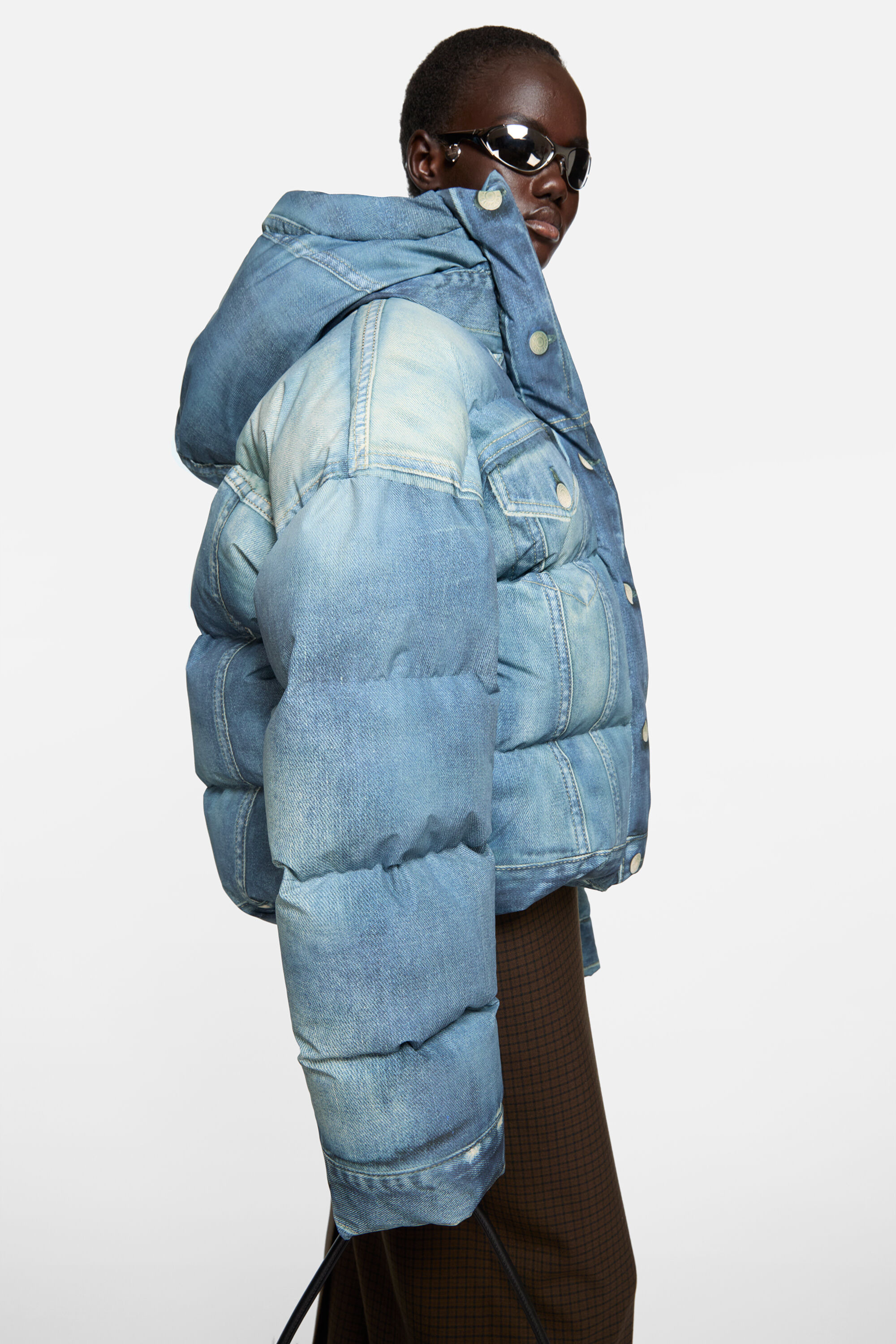 Puffer down jacket - Denim blue - 4