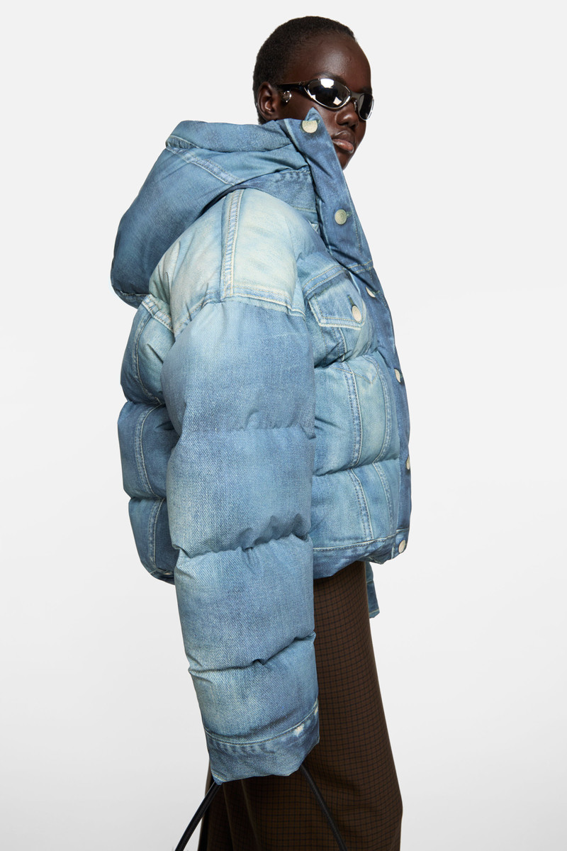 Puffer down jacket - Denim blue 4