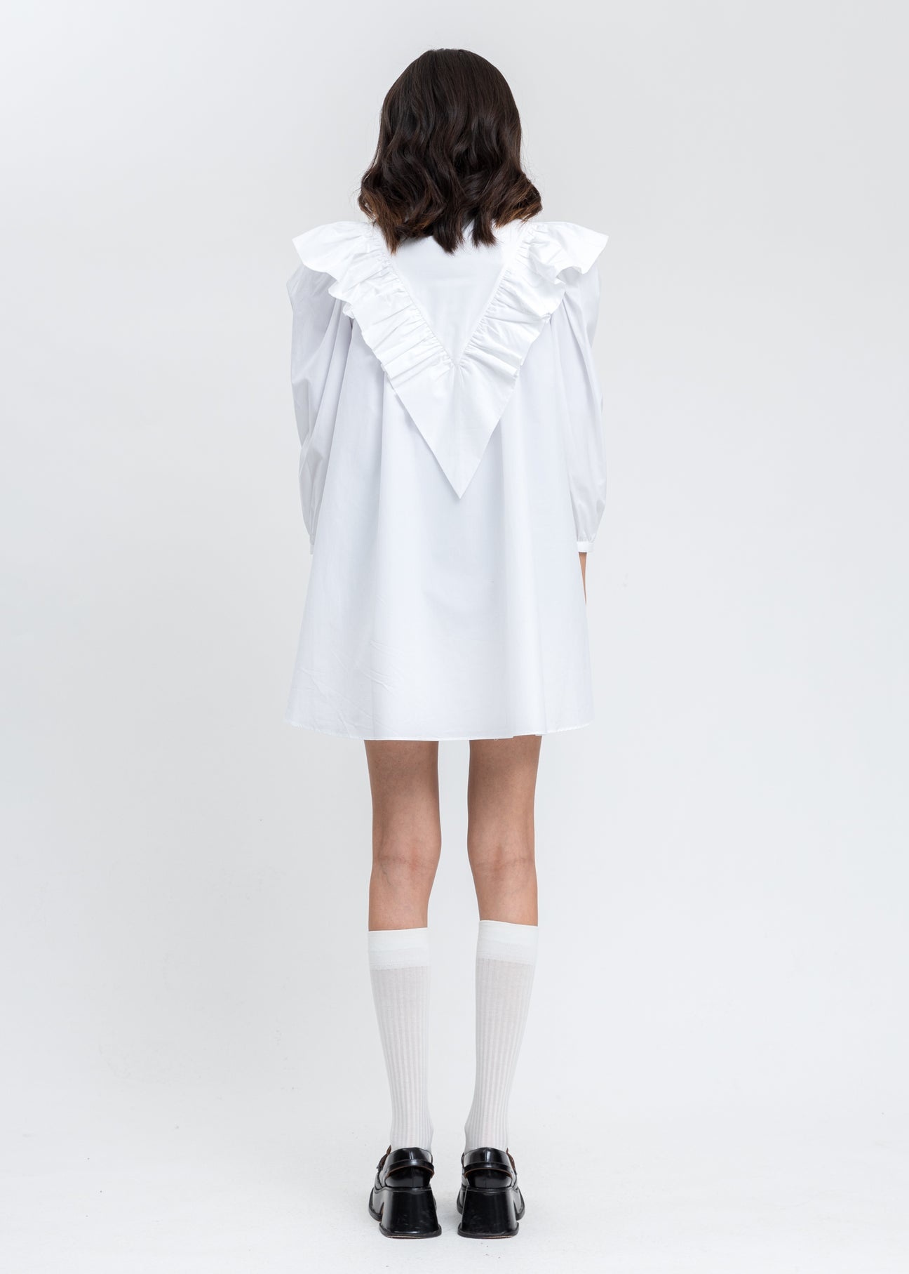 White Shirt Dress - 4