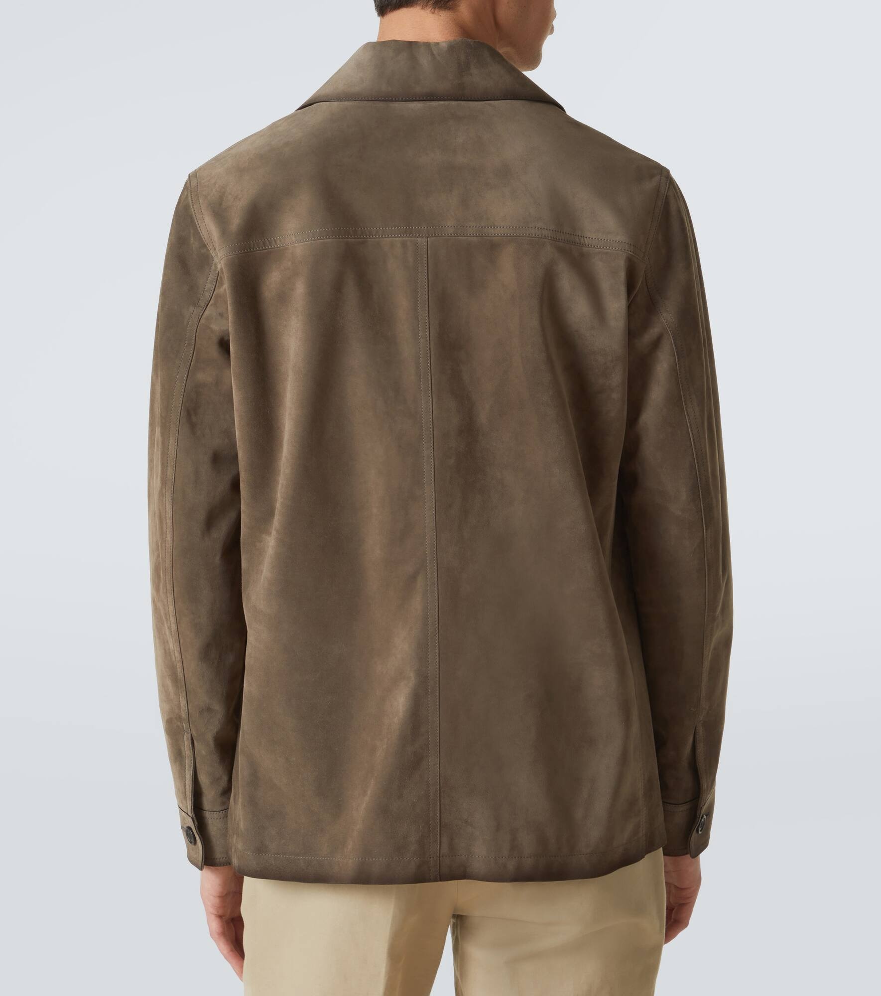 Patina suede jacket - 4