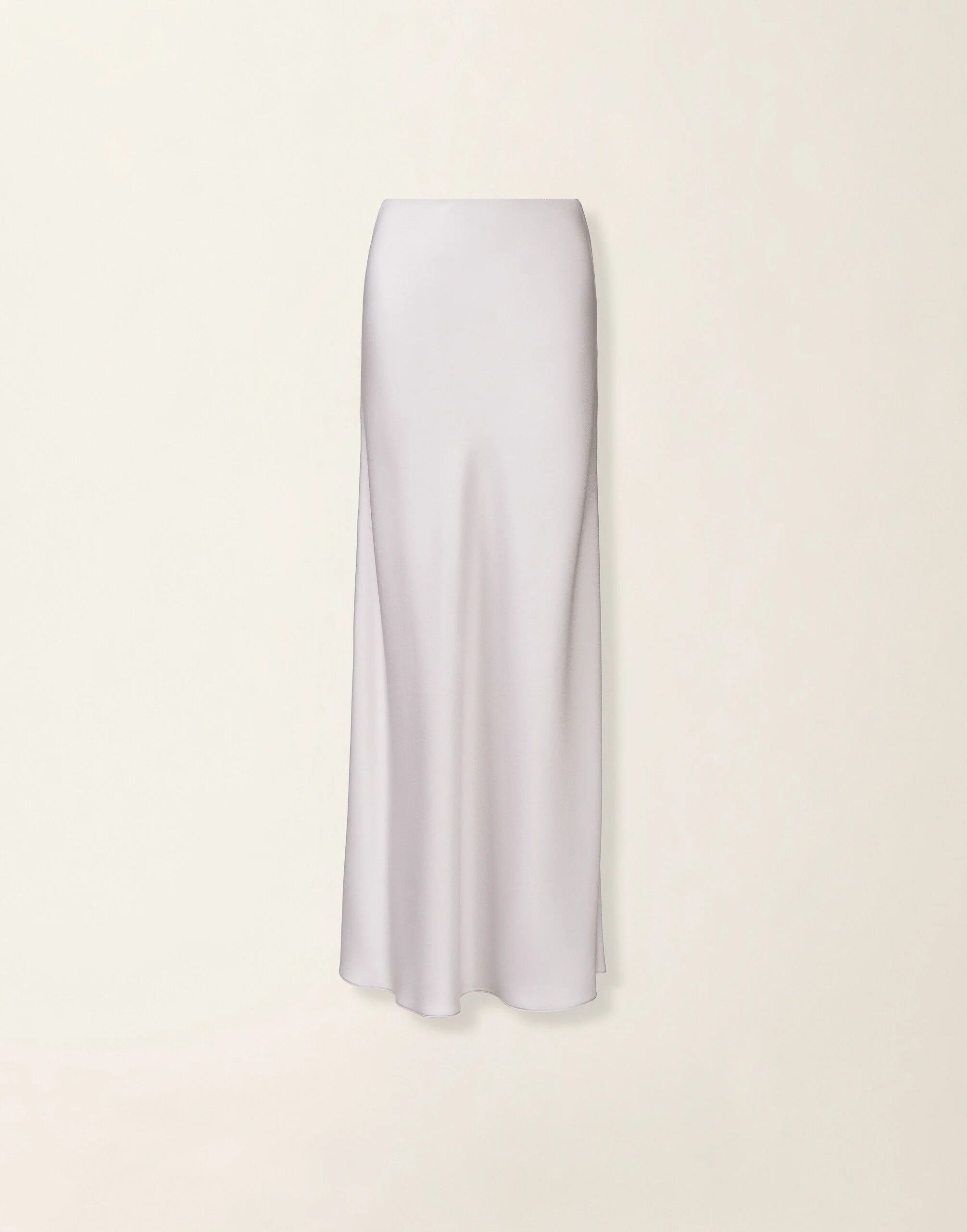 Glossy enver satin skirt - 1