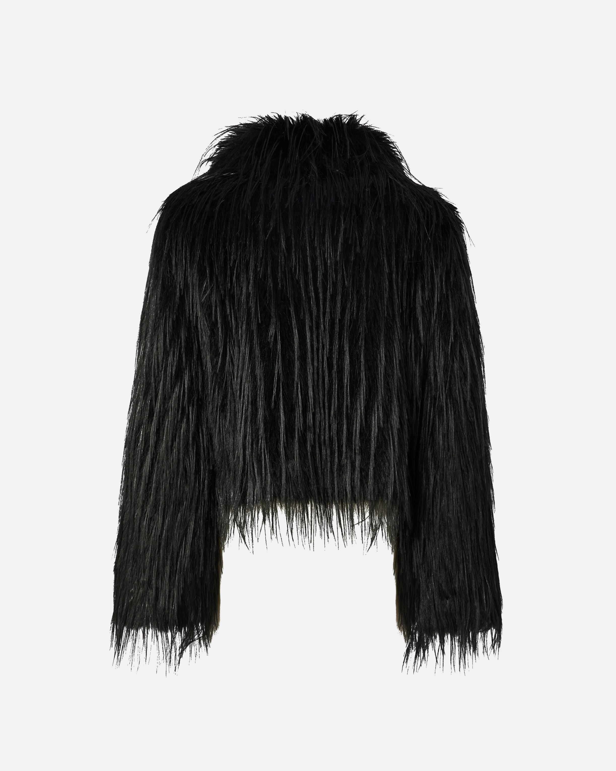 FUR-EFFECT PEA COAT - 6