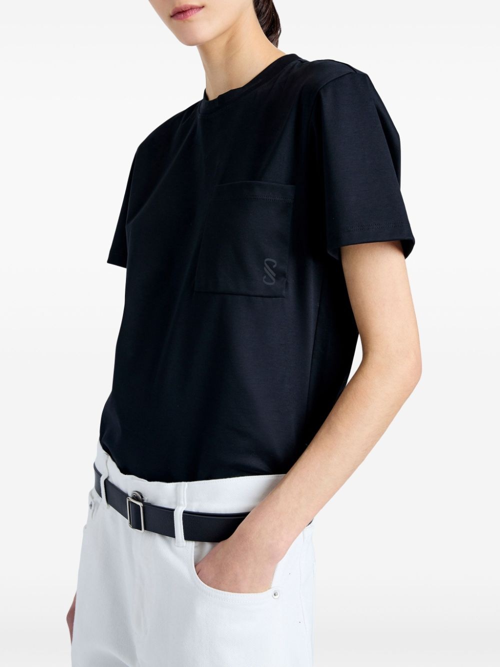 black eco-cotton Kira t-shirt - 5
