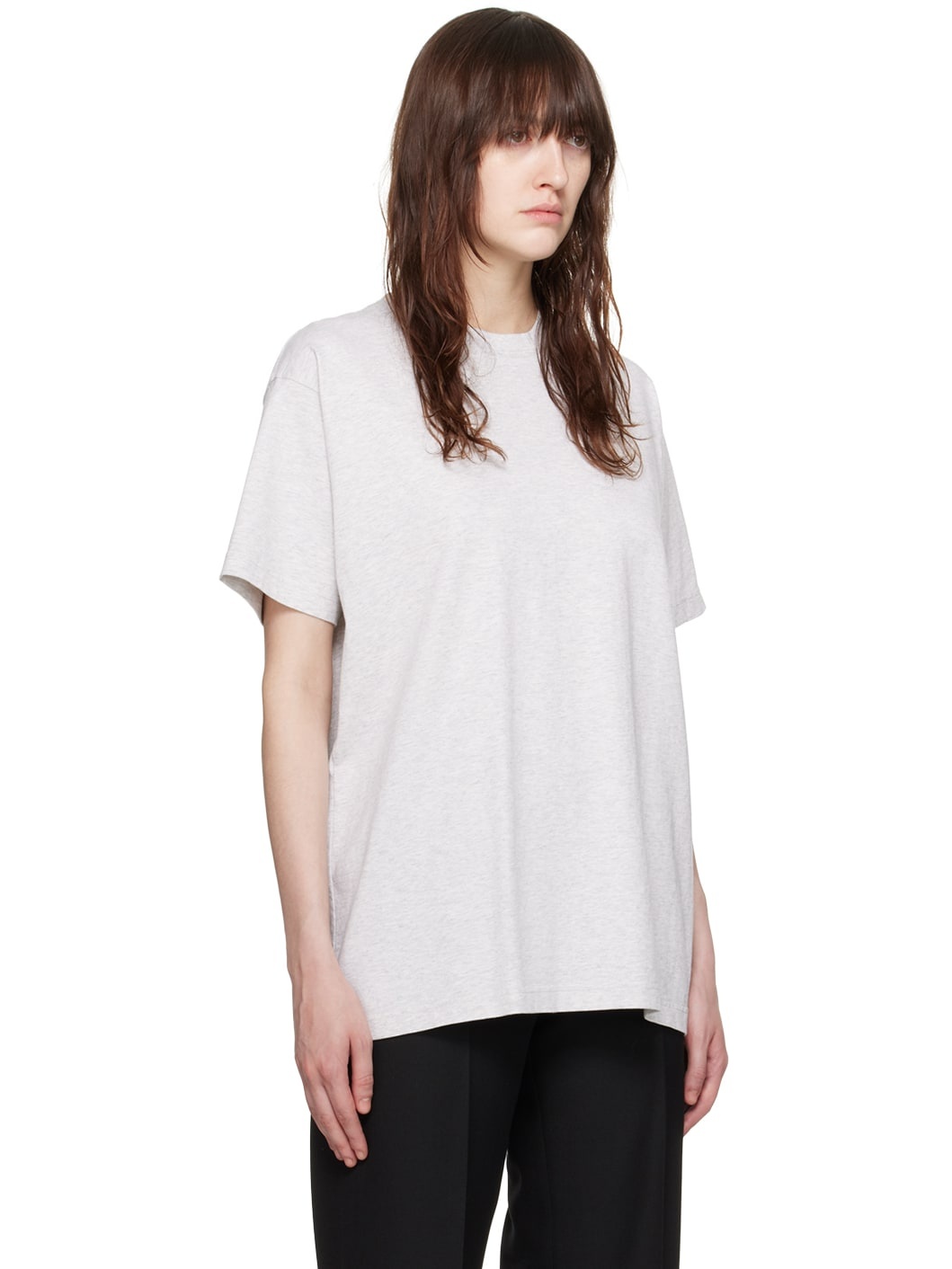 Gray Straight T-Shirt - 2