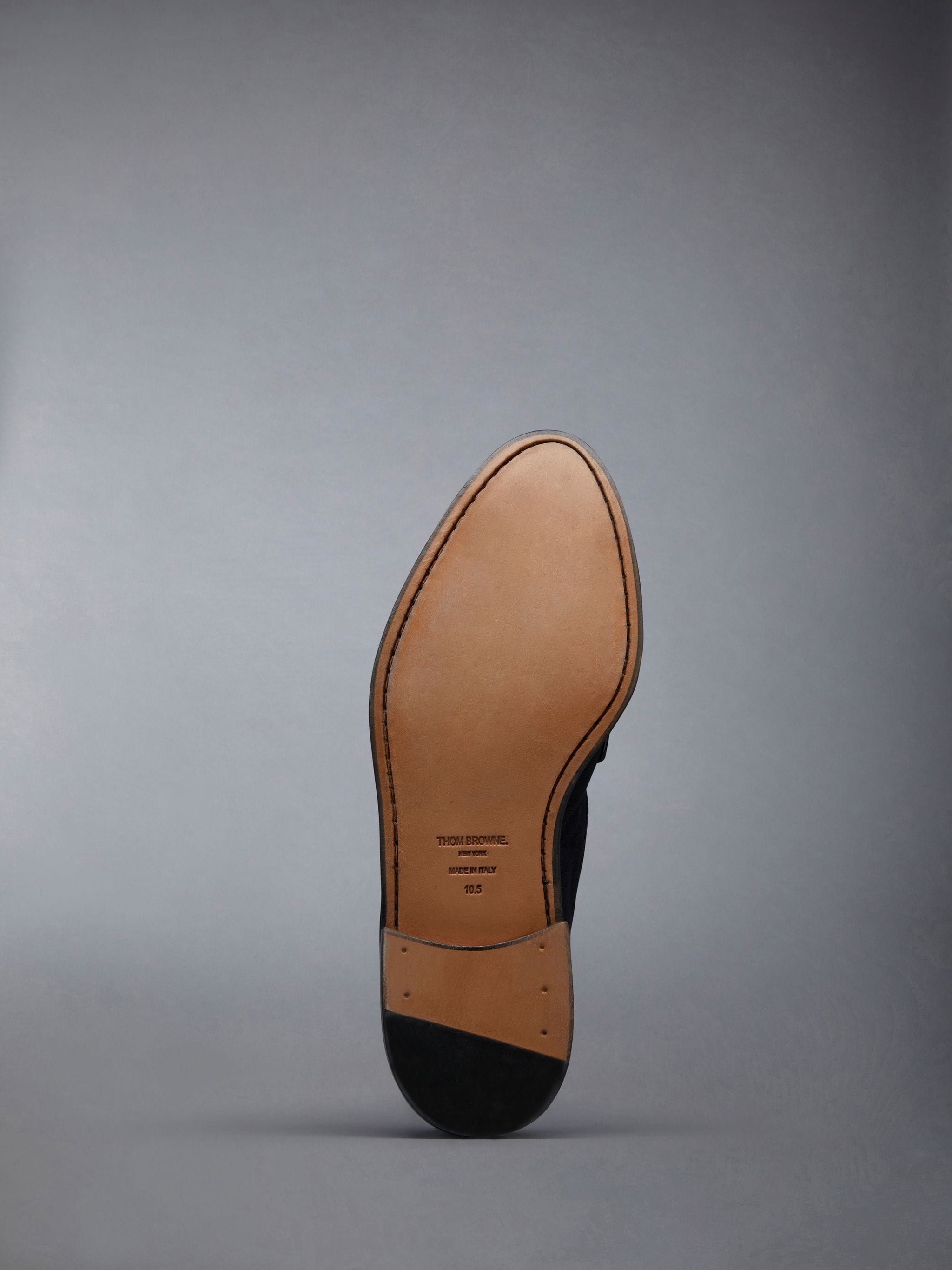 Grosgrain Flexible Leather Sole Varsity Penny Loafer - 5