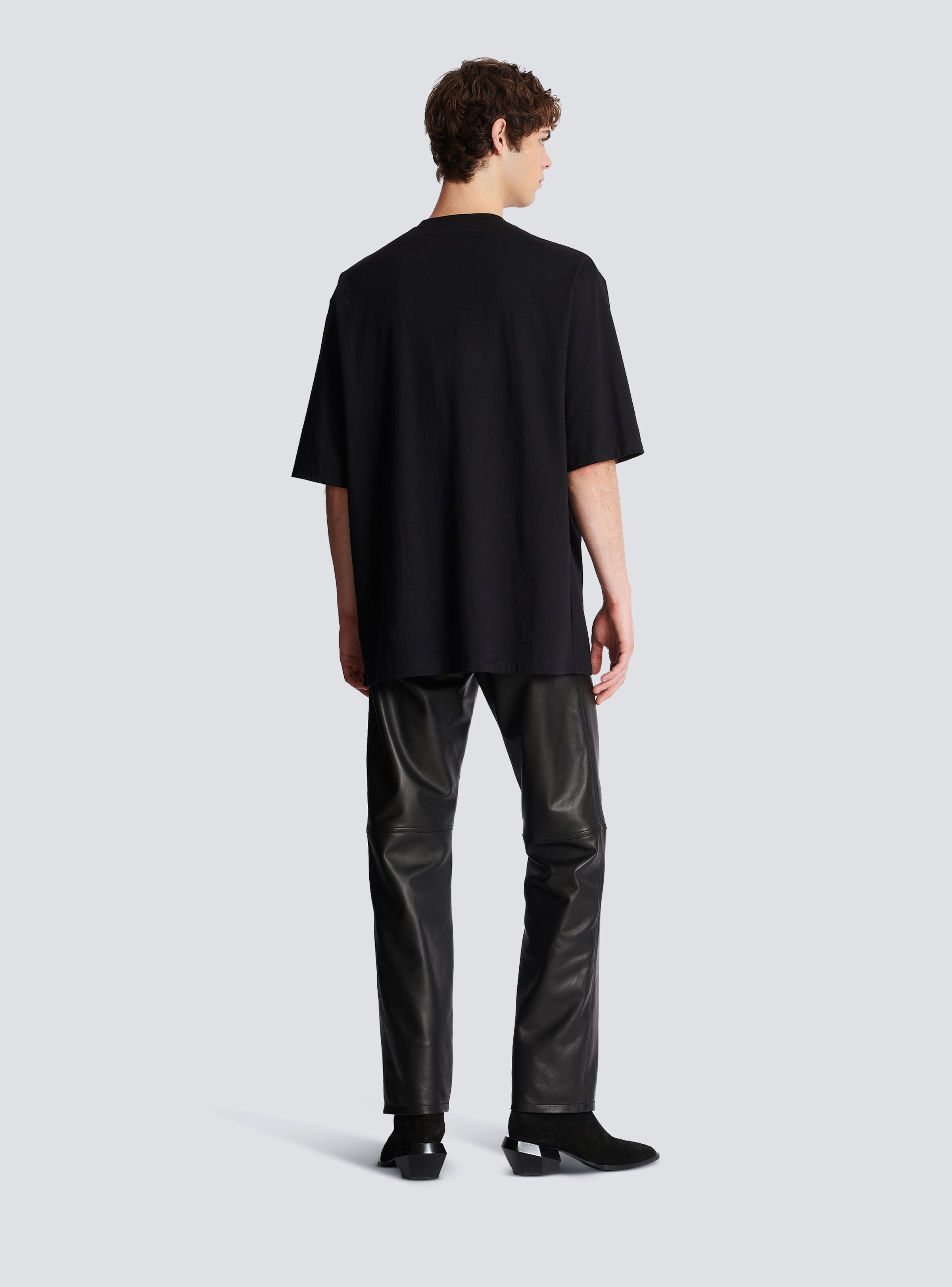 Balmain signature T-shirt - 4