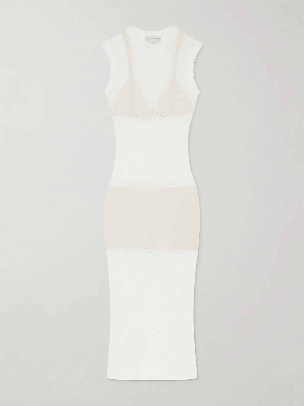 Crocheted Cotton Midi Dress - 1