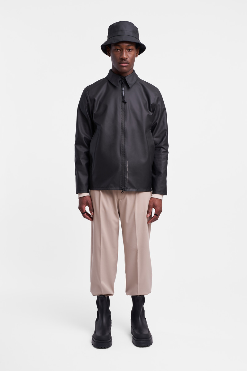 Stutterheim Notting Hill Lightweight Overshirt Black outlook