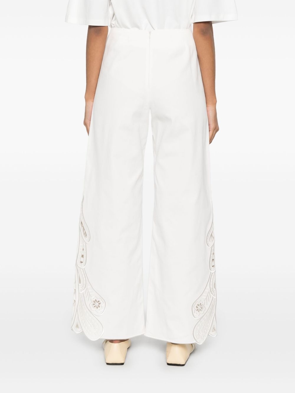 embroidered trousers - 4