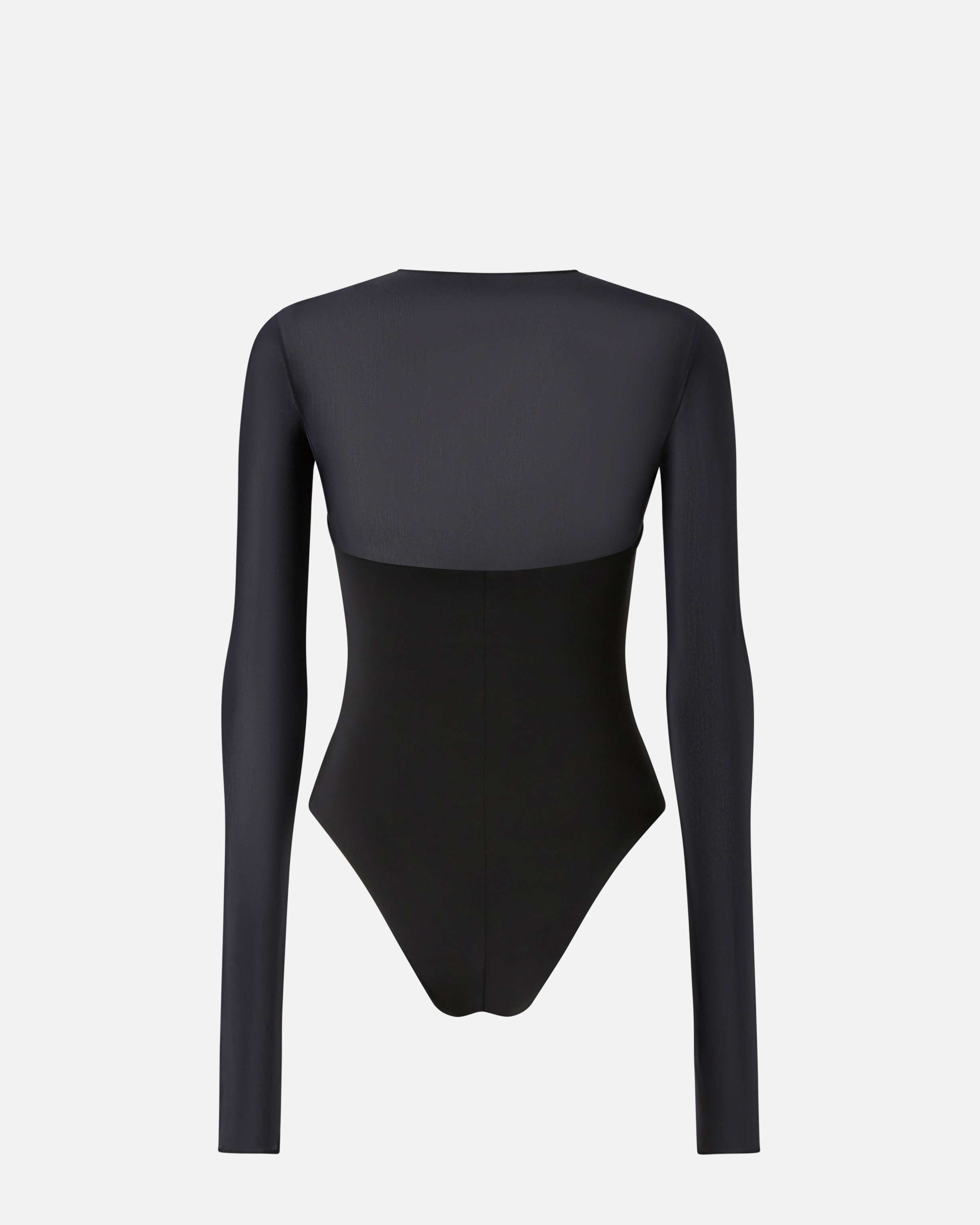 TRANSPARENT LONG-SLEEVED BODYSUIT - 6