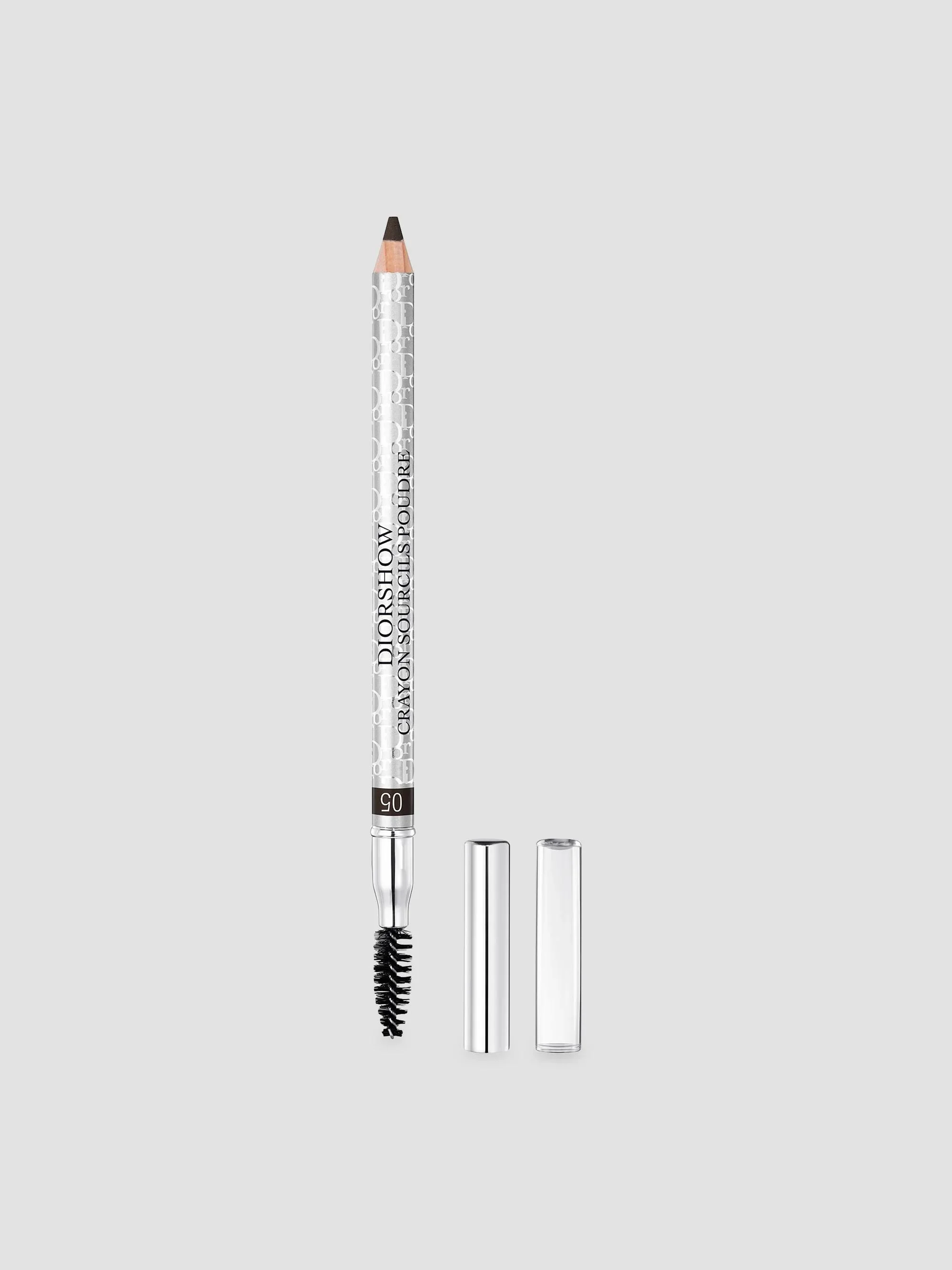 Women's Waterproof Eyebrow Pencil With Built-In Brush & Sharpener - 05 Black - 1