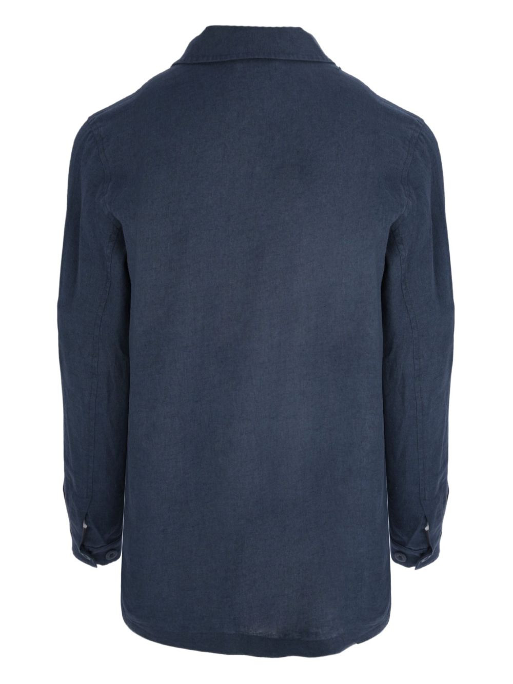 double-pocket linen shirt - 3