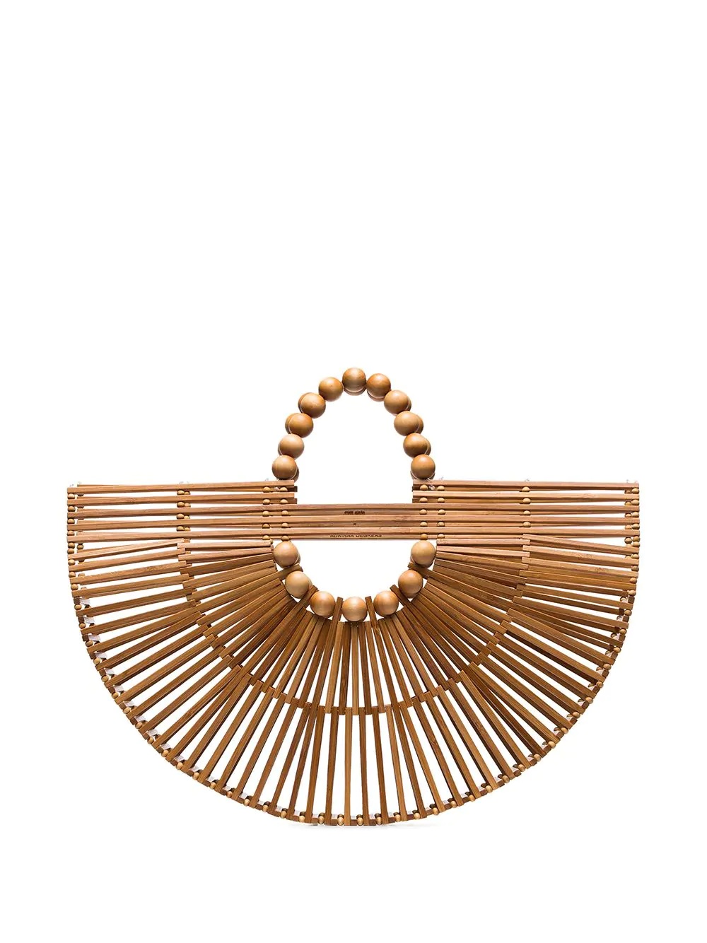 X Adriana Degreas wooden fan tote bag - 3