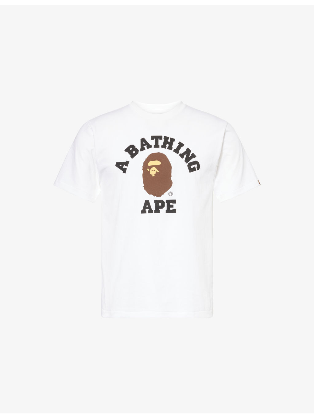 Bape College Graphic-Print Cotton T-Shirt - 1