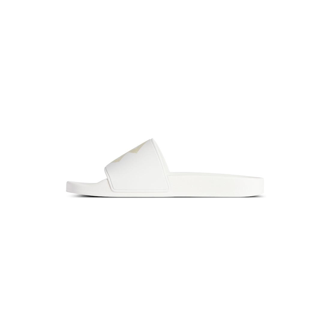 Men's Pool Slide Sandal  in White/yellow - 4