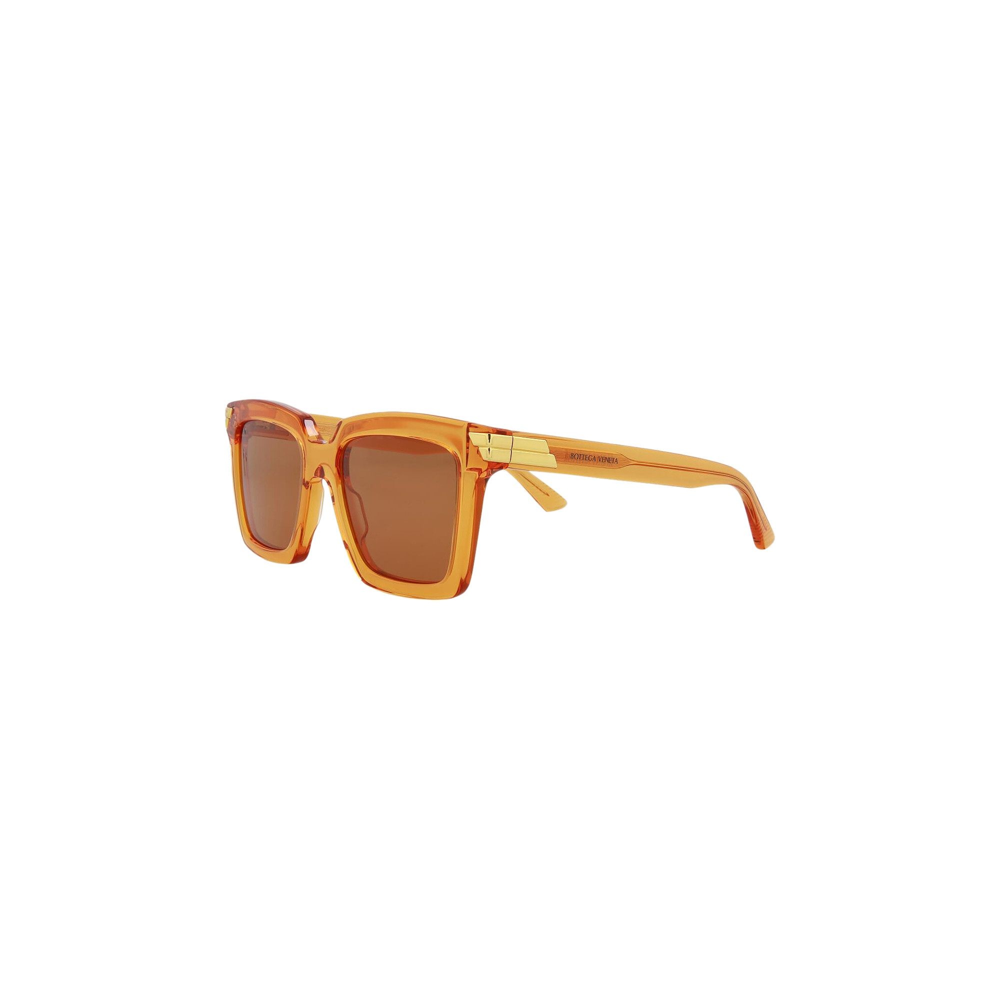 Bottega Veneta Square Sunglasses 'Orange' - 3