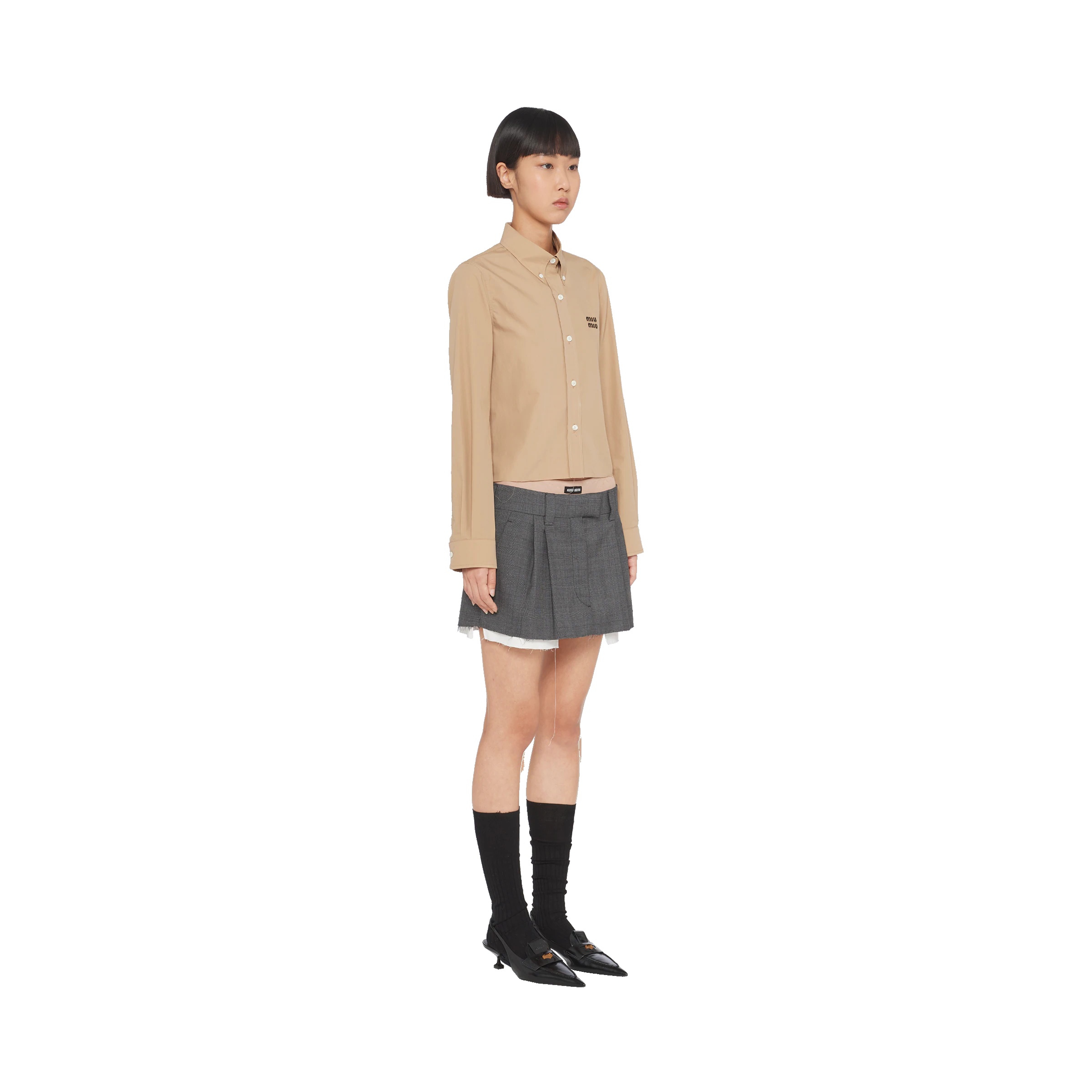 Prince of Wales check miniskirt - 3