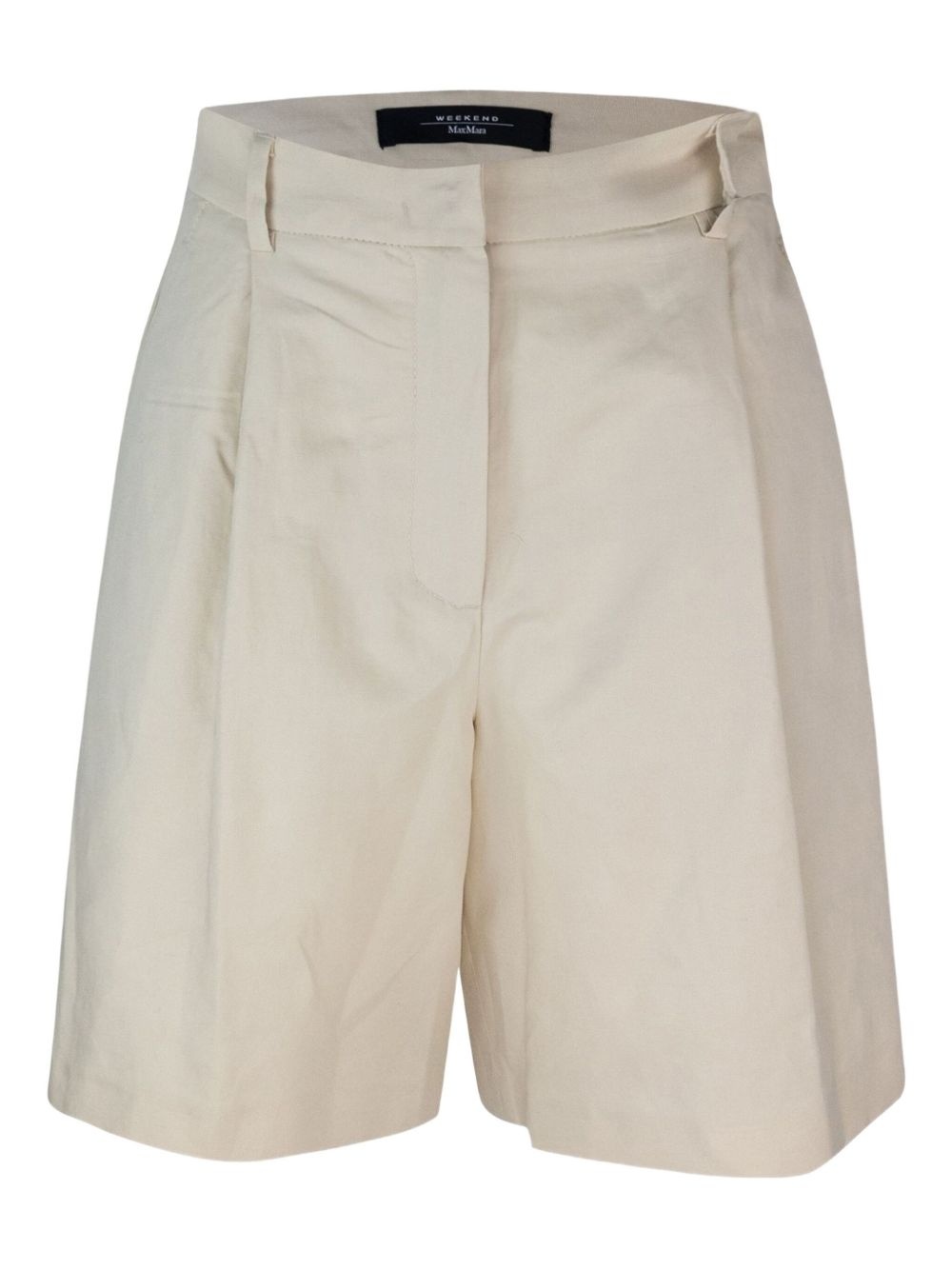 Ecuba pleated high-waisted shorts - 1