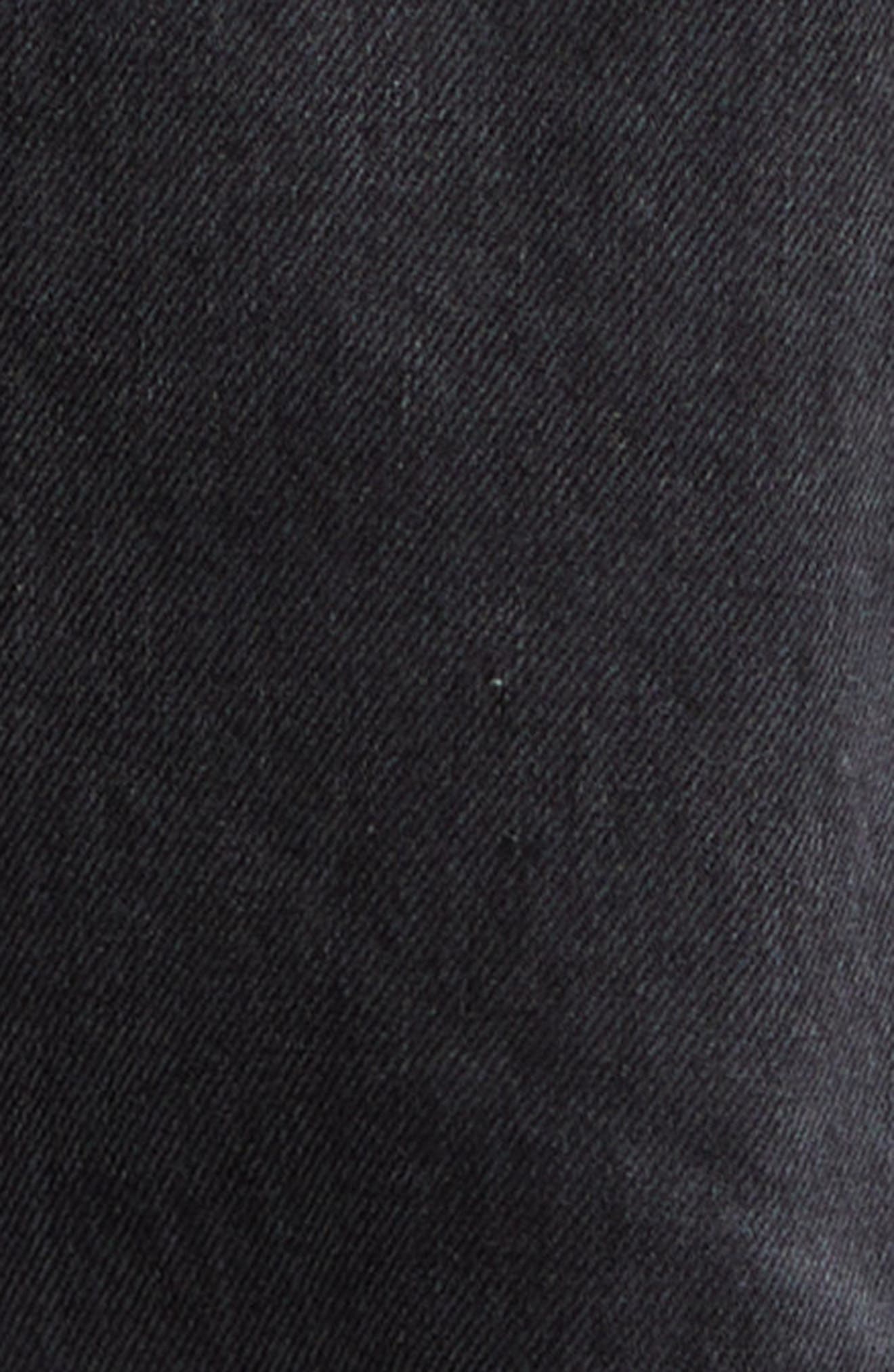 Frayed Release Hem Straight Leg Jeans - 7