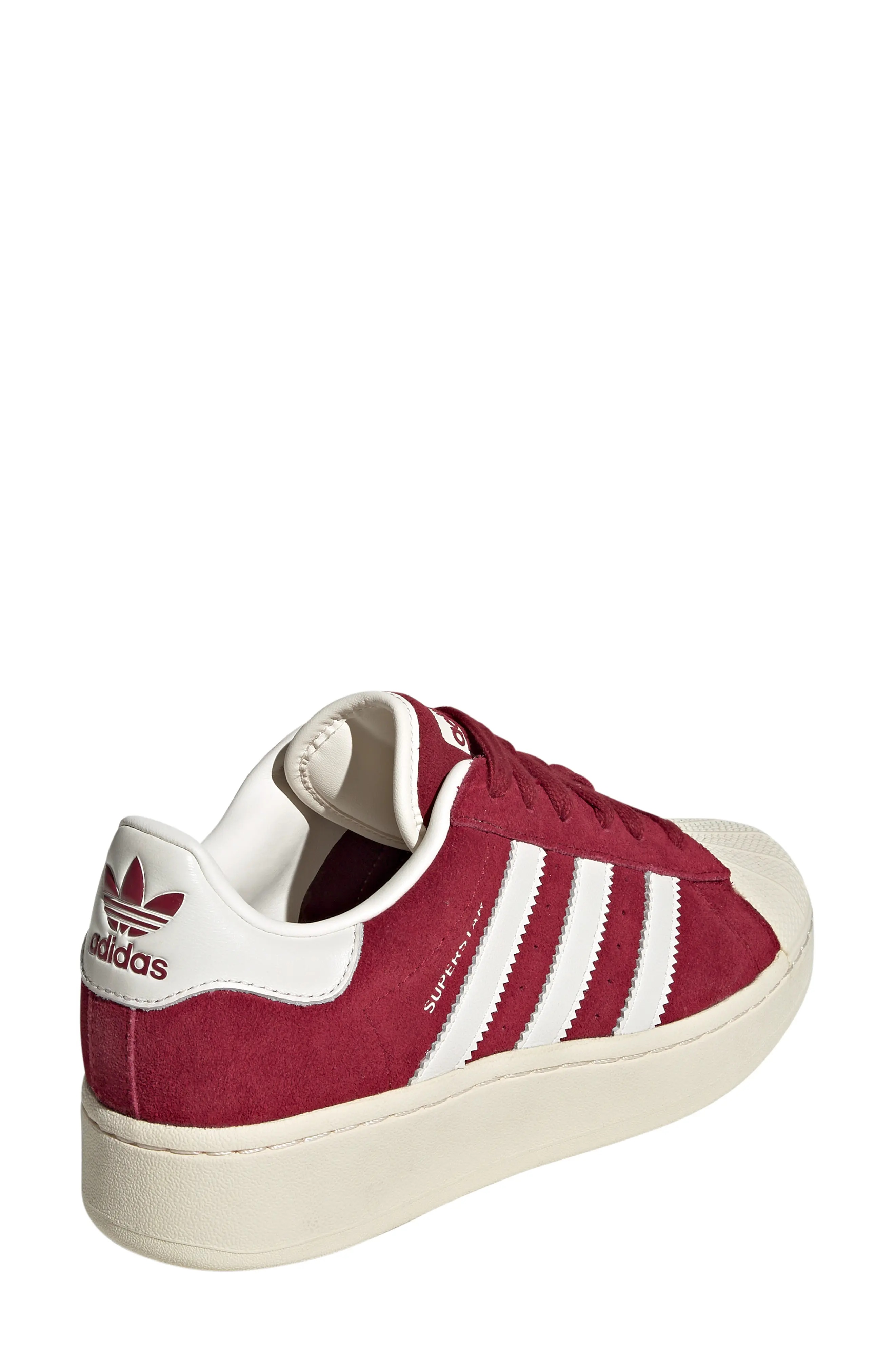 Superstar XLG Lifestyle Sneaker in Burgundy/Cream/White - 2