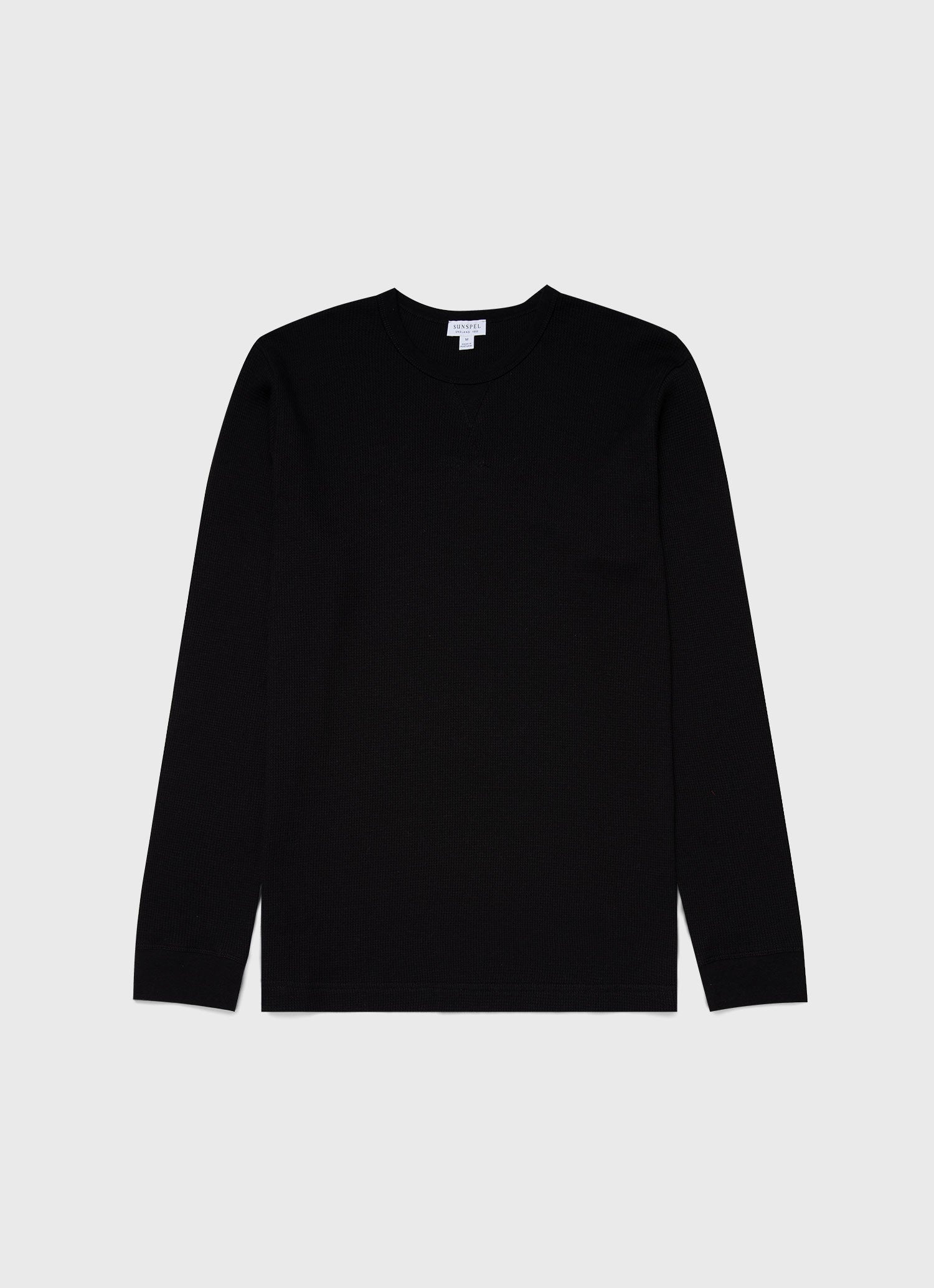 Long Sleeve Waffle T‑shirt - 1