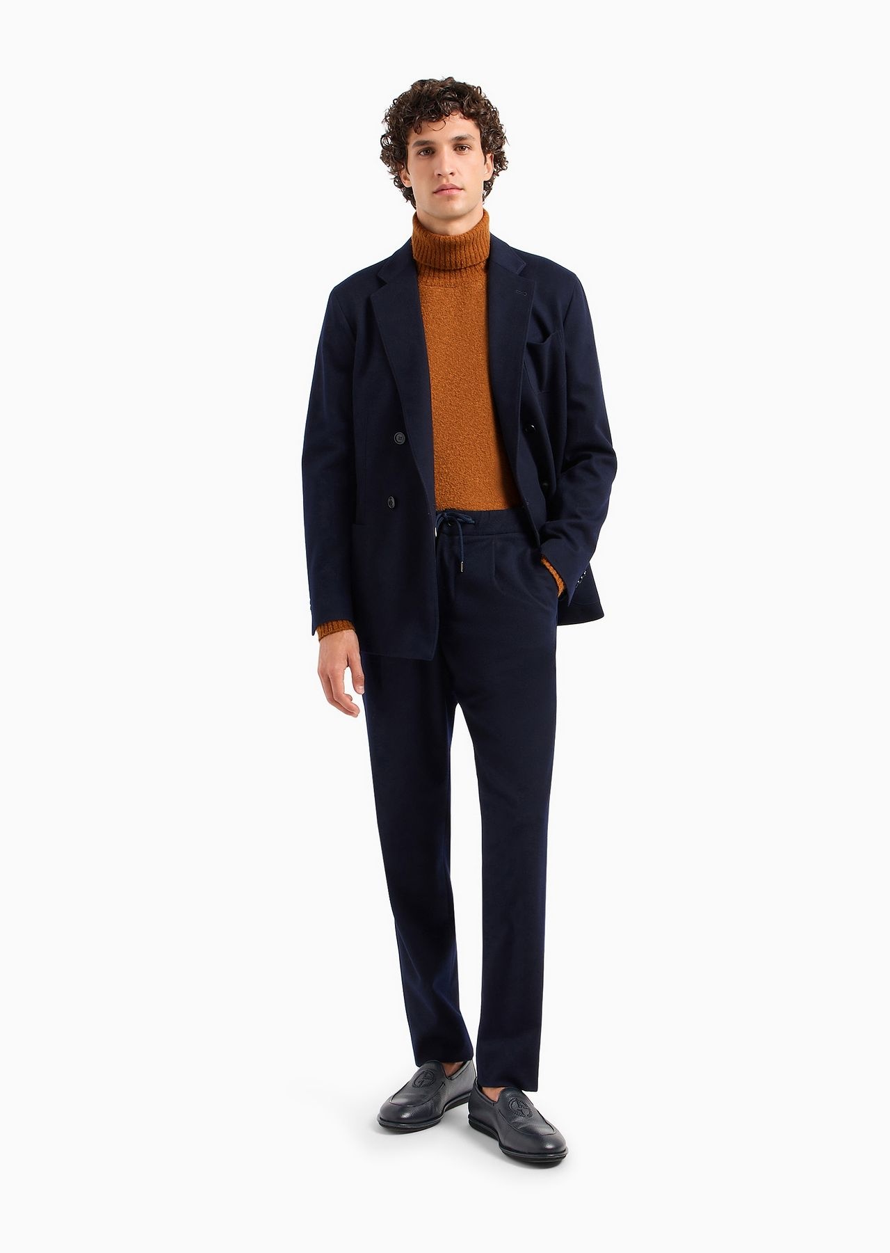 Giorgio Armani Vicuña double-breasted jacket in pure lightweight vicuña cloth - 7