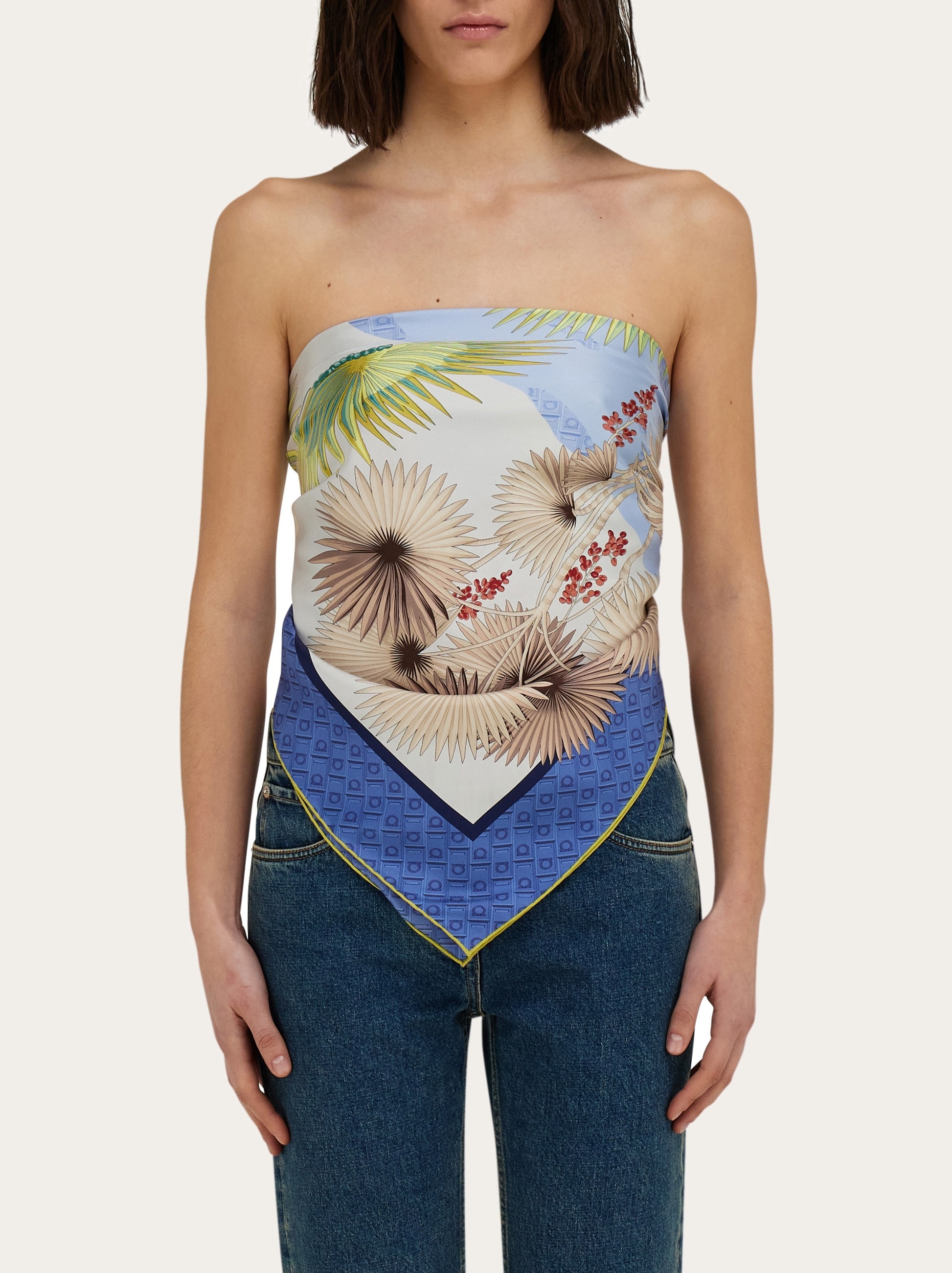 Dure print silk scarf - 3
