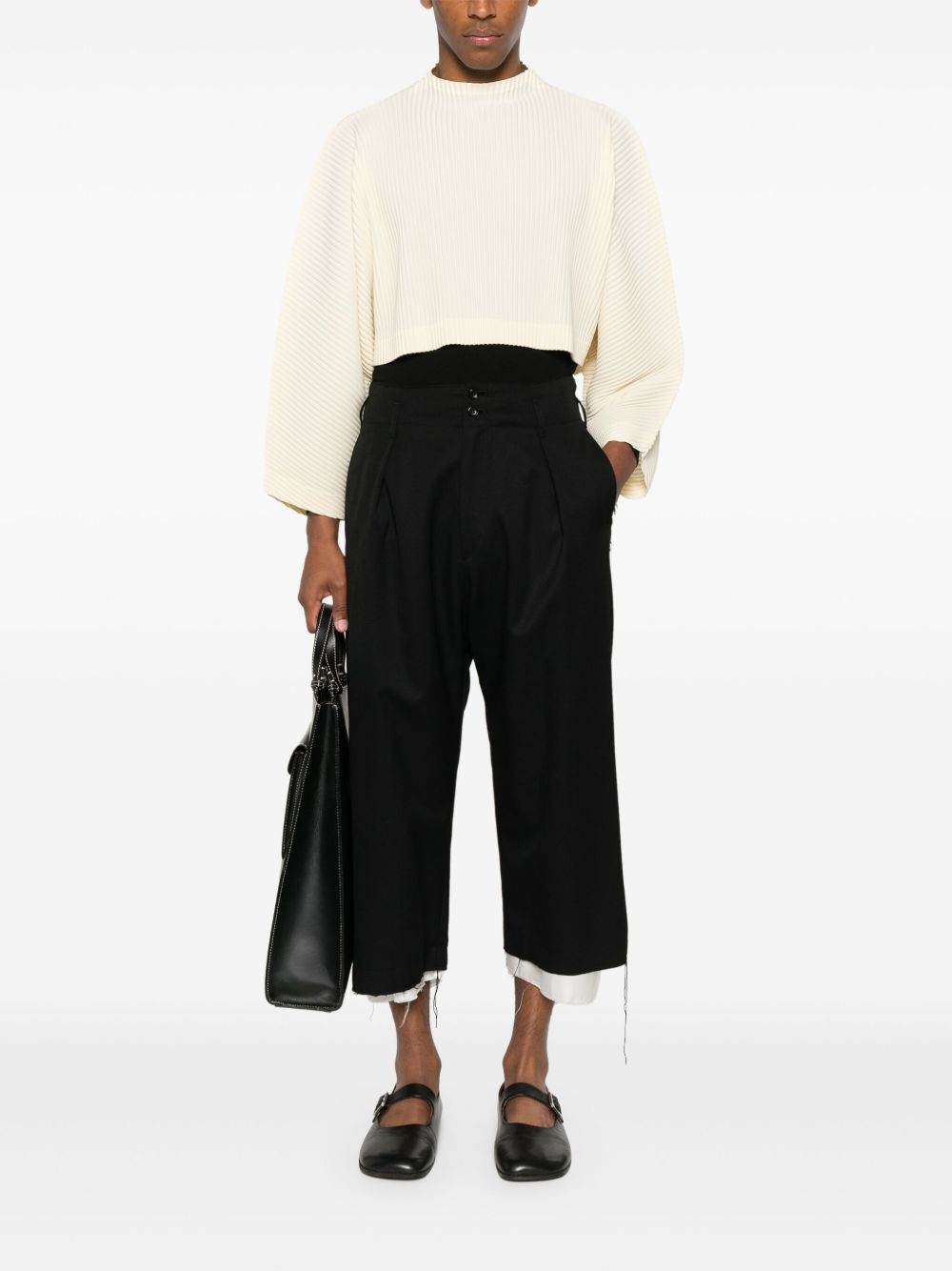 plissé-effect blouse - 2