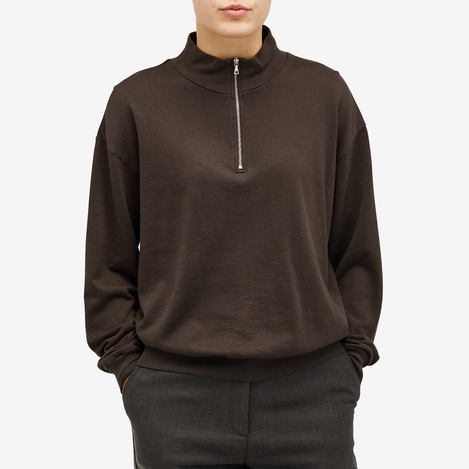 B*c様 AURALEE SUPERHIGHGAUGE SWEATZIPBLOU Namu Shop - Auralee Super High Gauge Sweat Pullover - Dusty