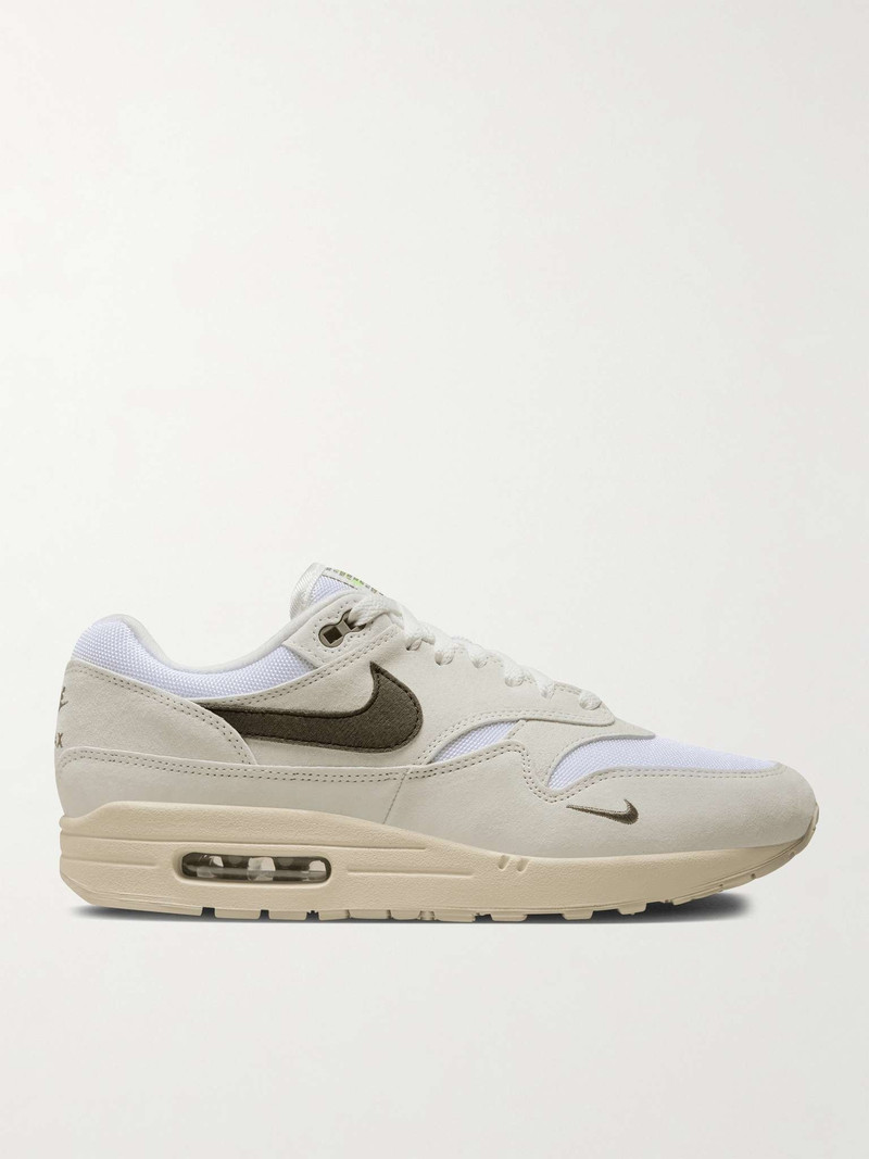 Air Max 1 Mesh, Felt and Suede Sneakers - 1